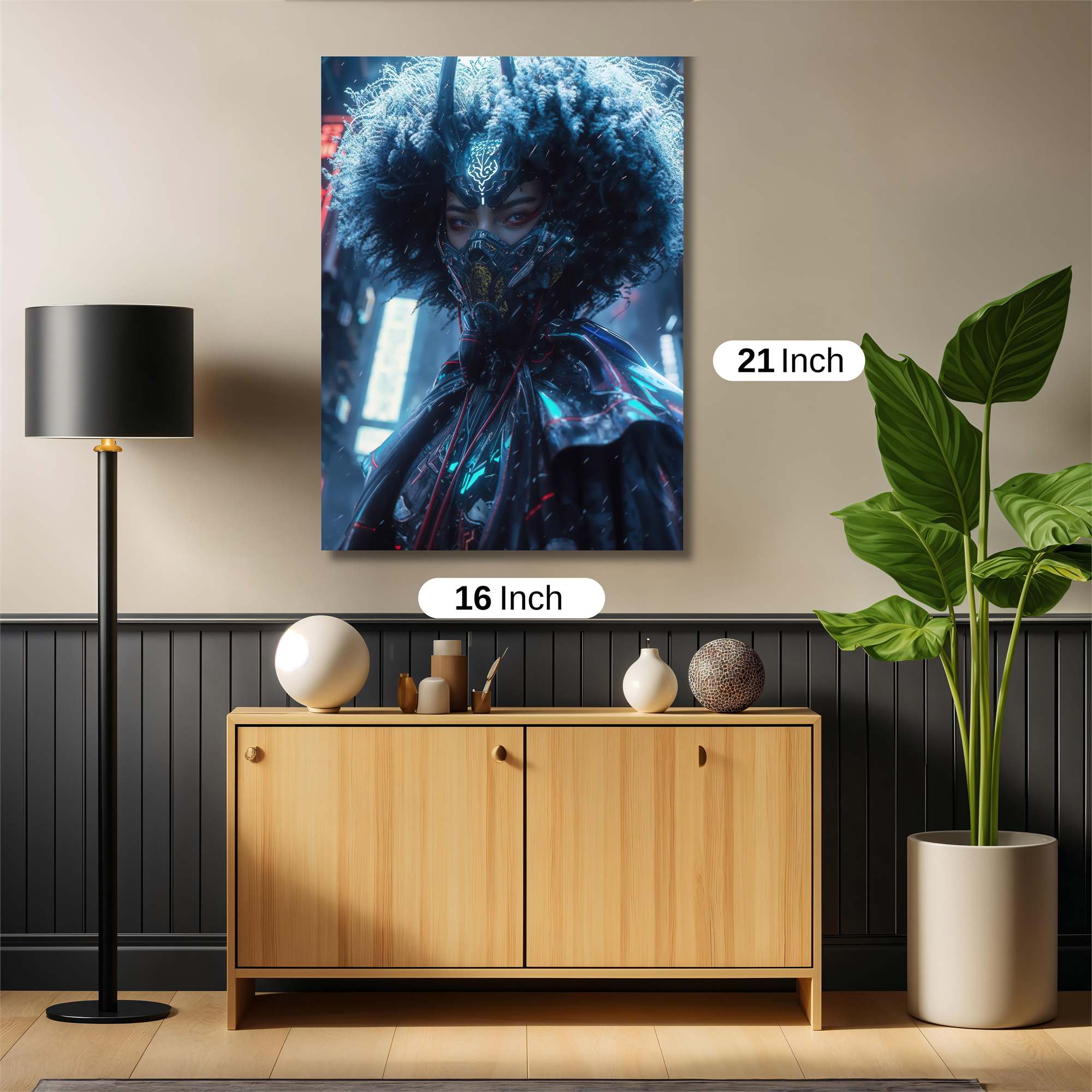 Aquarium Ambiance Safe Wall Magnetic / M