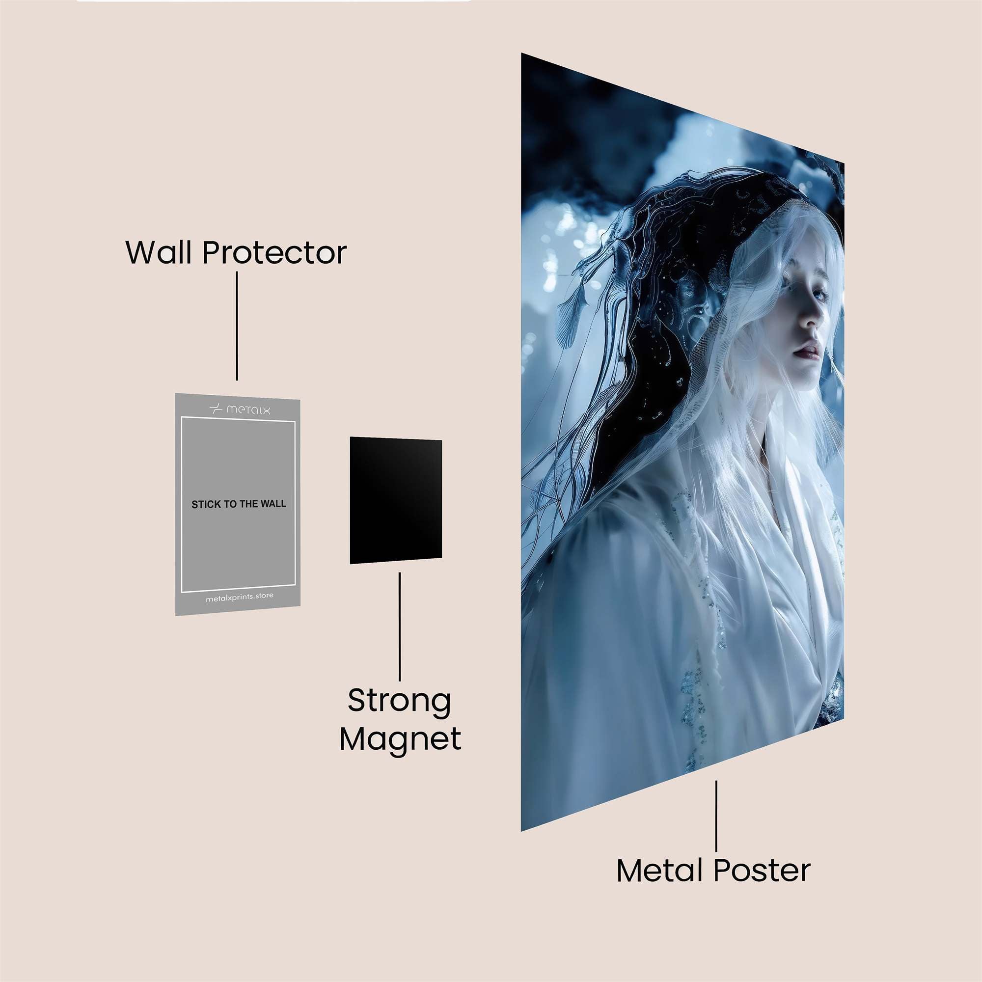 Spider Radiant Safe Wall Magnetic / M