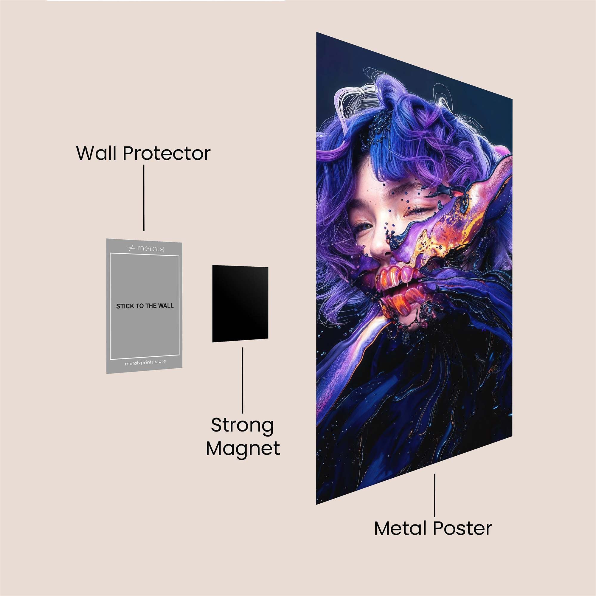 Crystal Dream Safe Wall Magnetic / M