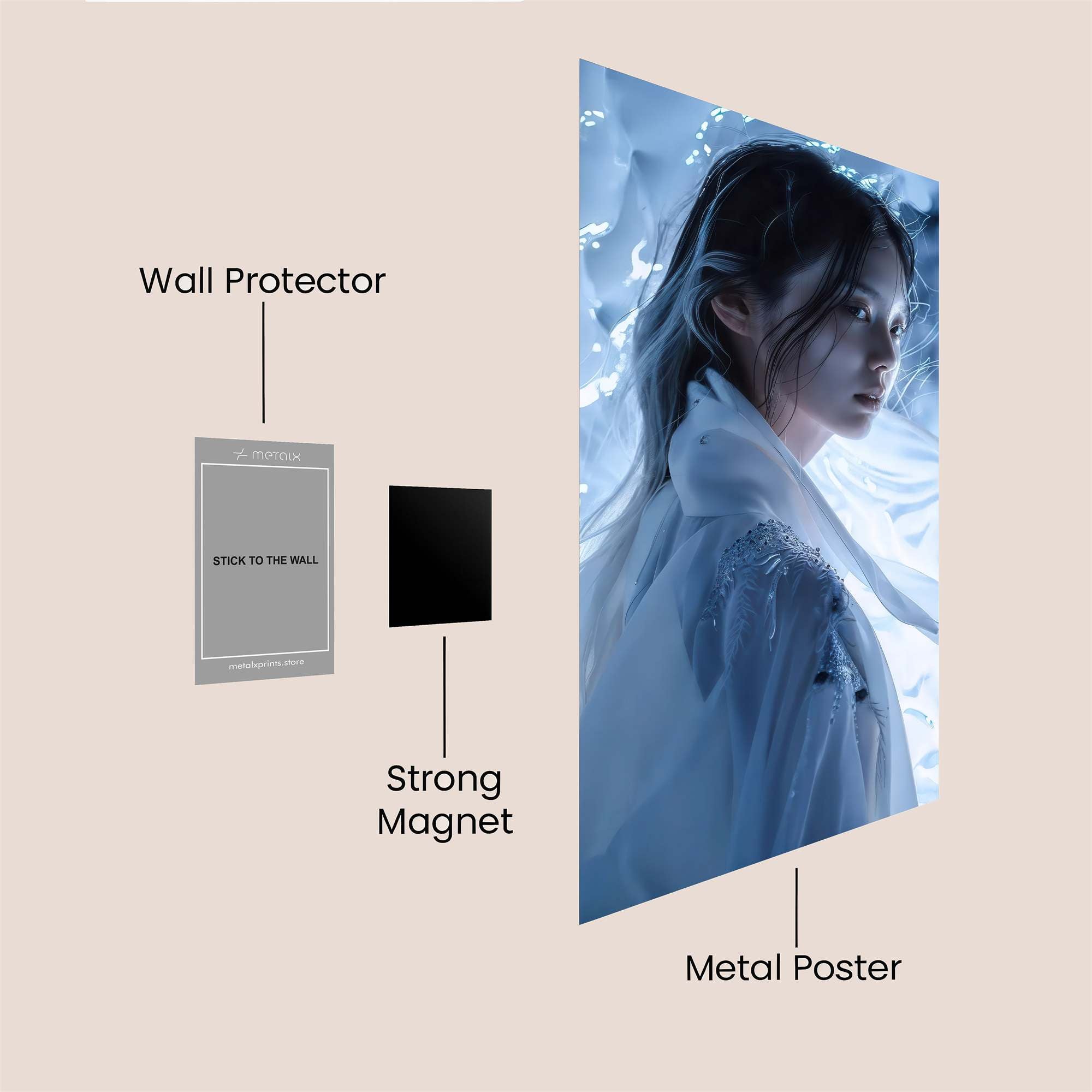 Volkswagen Vibrant Safe Wall Magnetic / M