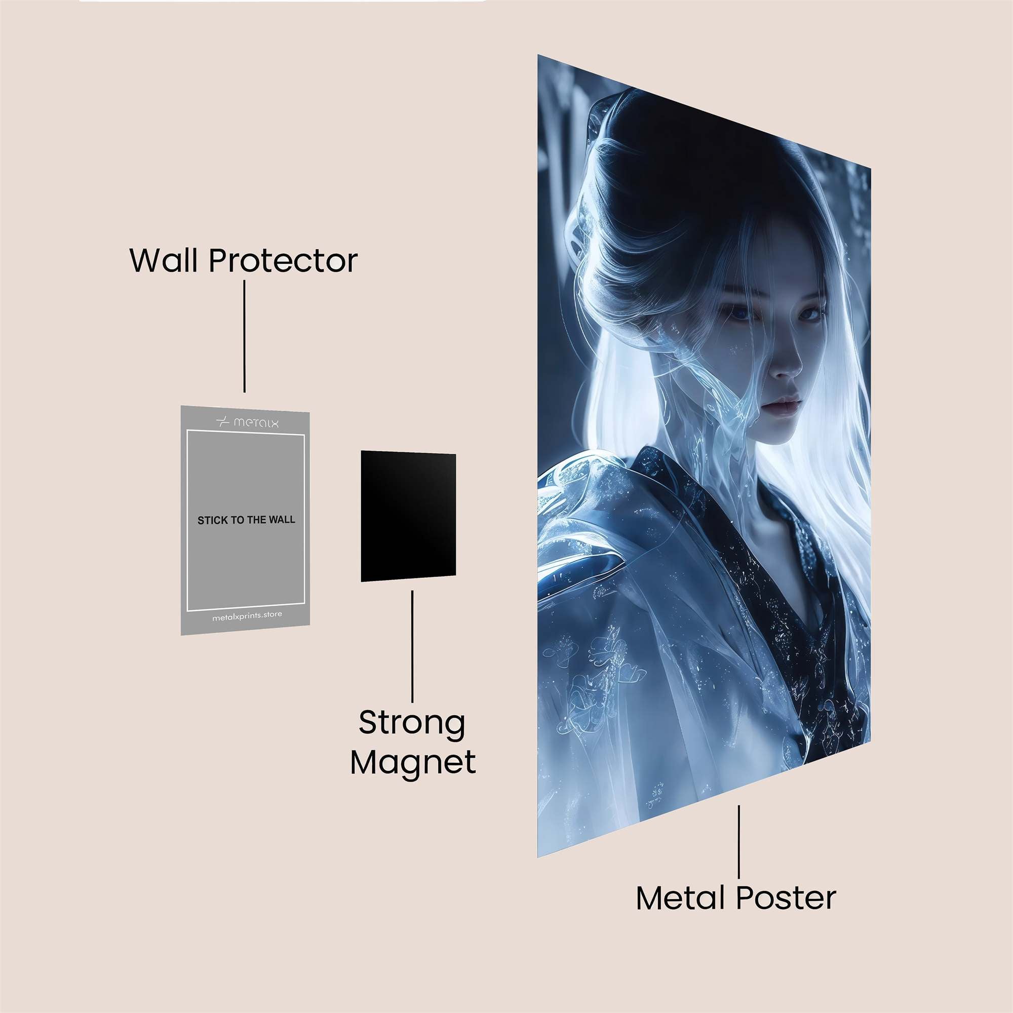 Aquatic Serenity Safe Wall Magnetic / M