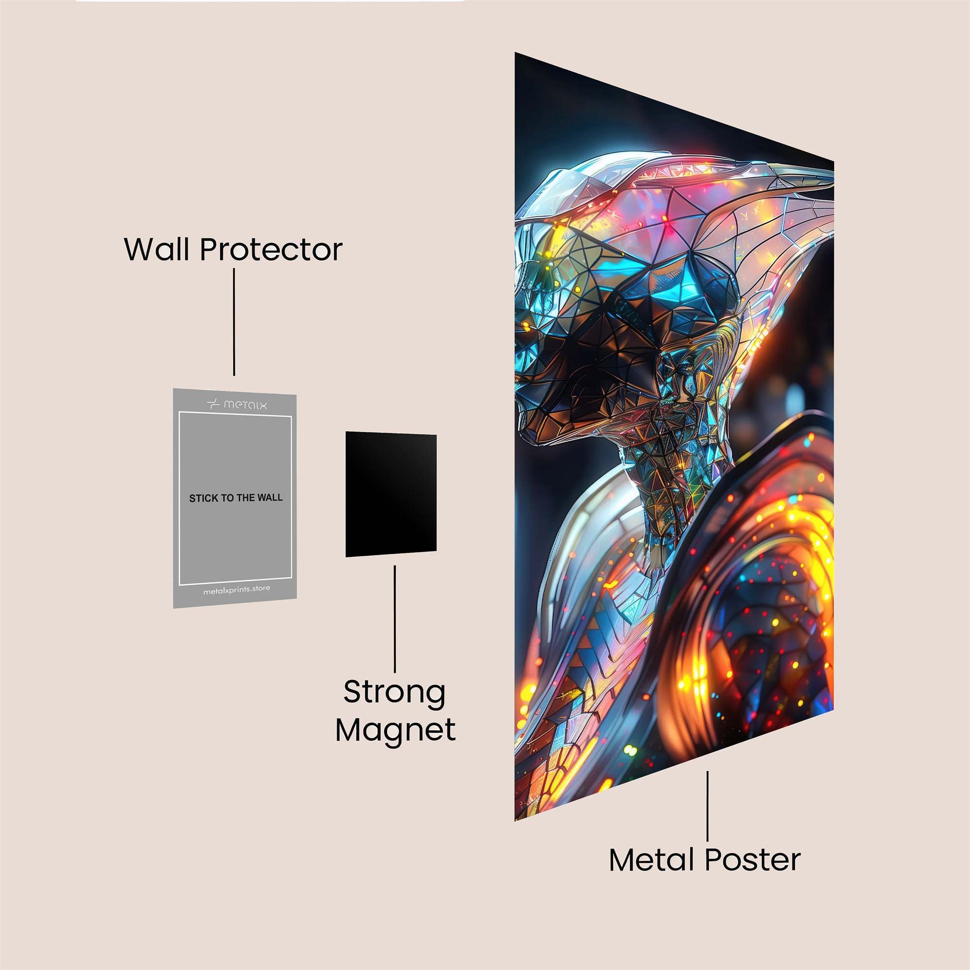 Volkswagen Vibrant Safe Wall Magnetic / M
