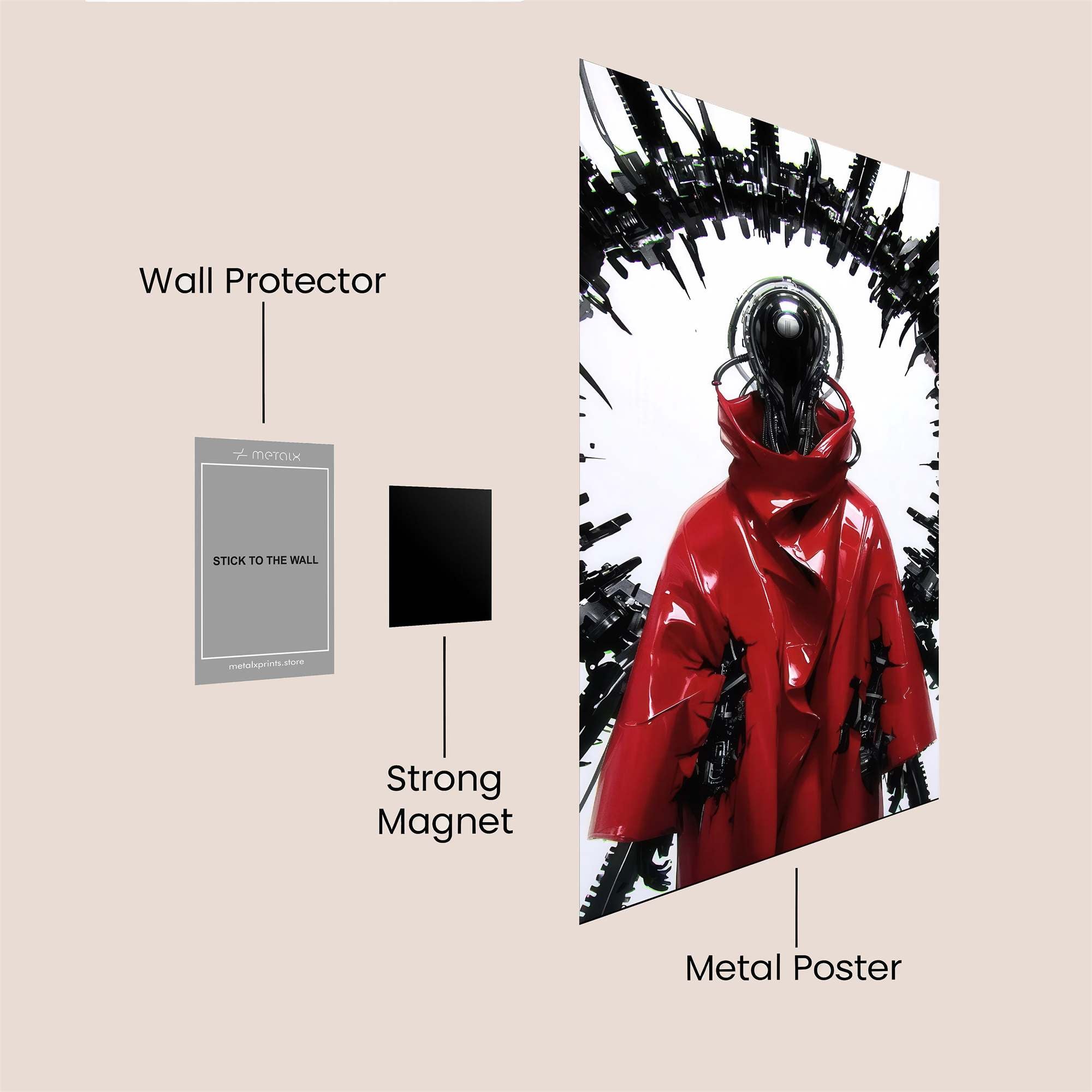 Gothic Radiance Safe Wall Magnetic / M