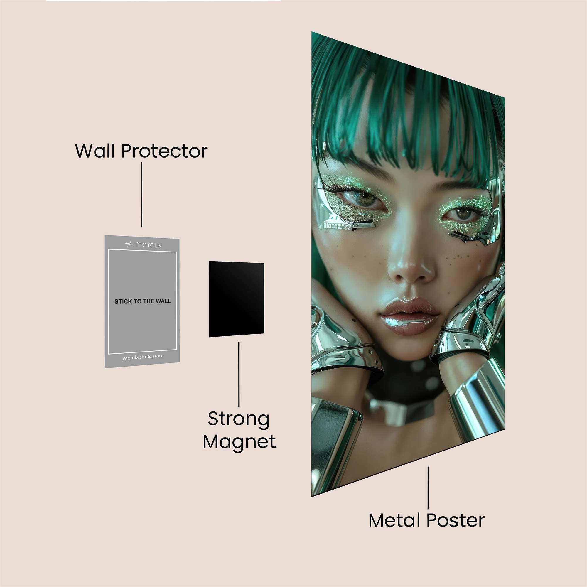 Heart Inferno Safe Wall Magnetic / M