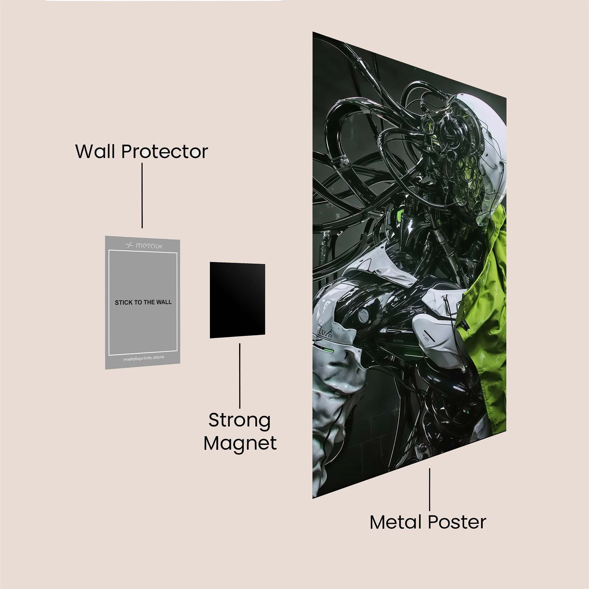 Earth Radiant Safe Wall Magnetic / M
