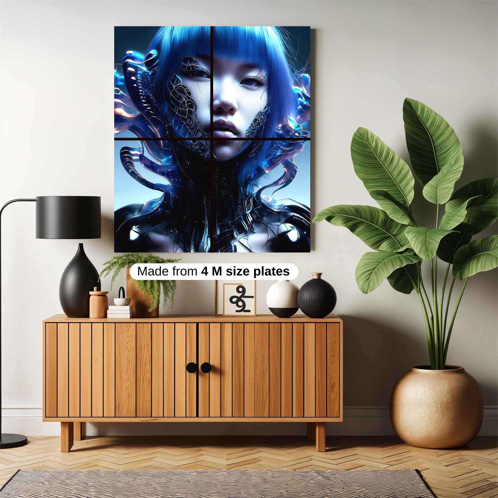 Earth Ablaze Safe Wall Magnetic / M