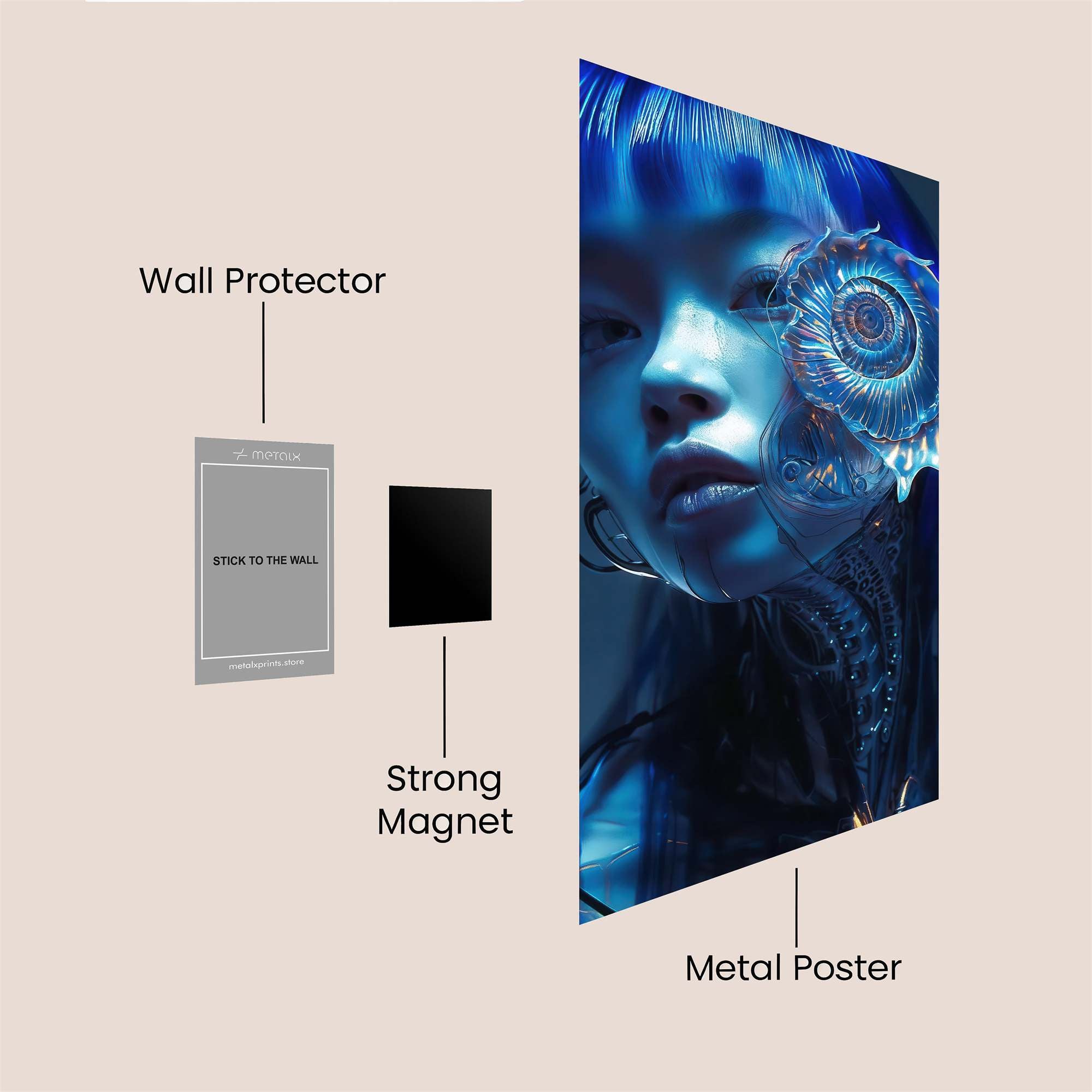 Volkswagen Vibrant Safe Wall Magnetic / M