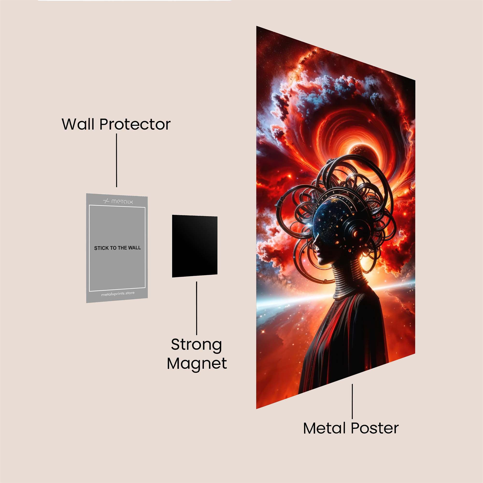 Wolf Whisper Safe Wall Magnetic / M