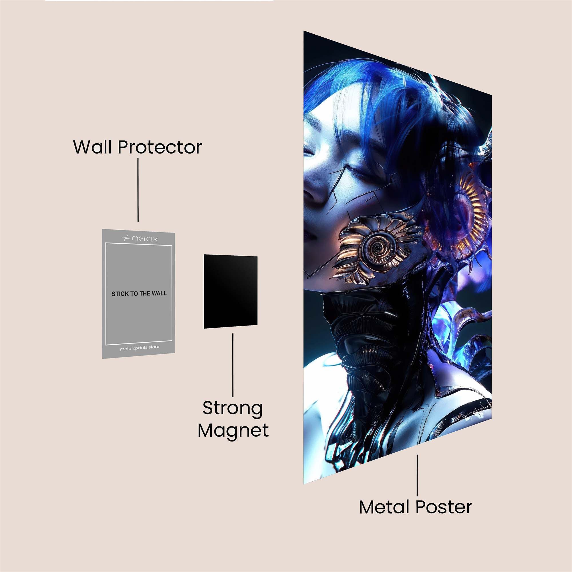 Globe Radiant Safe Wall Magnetic / M