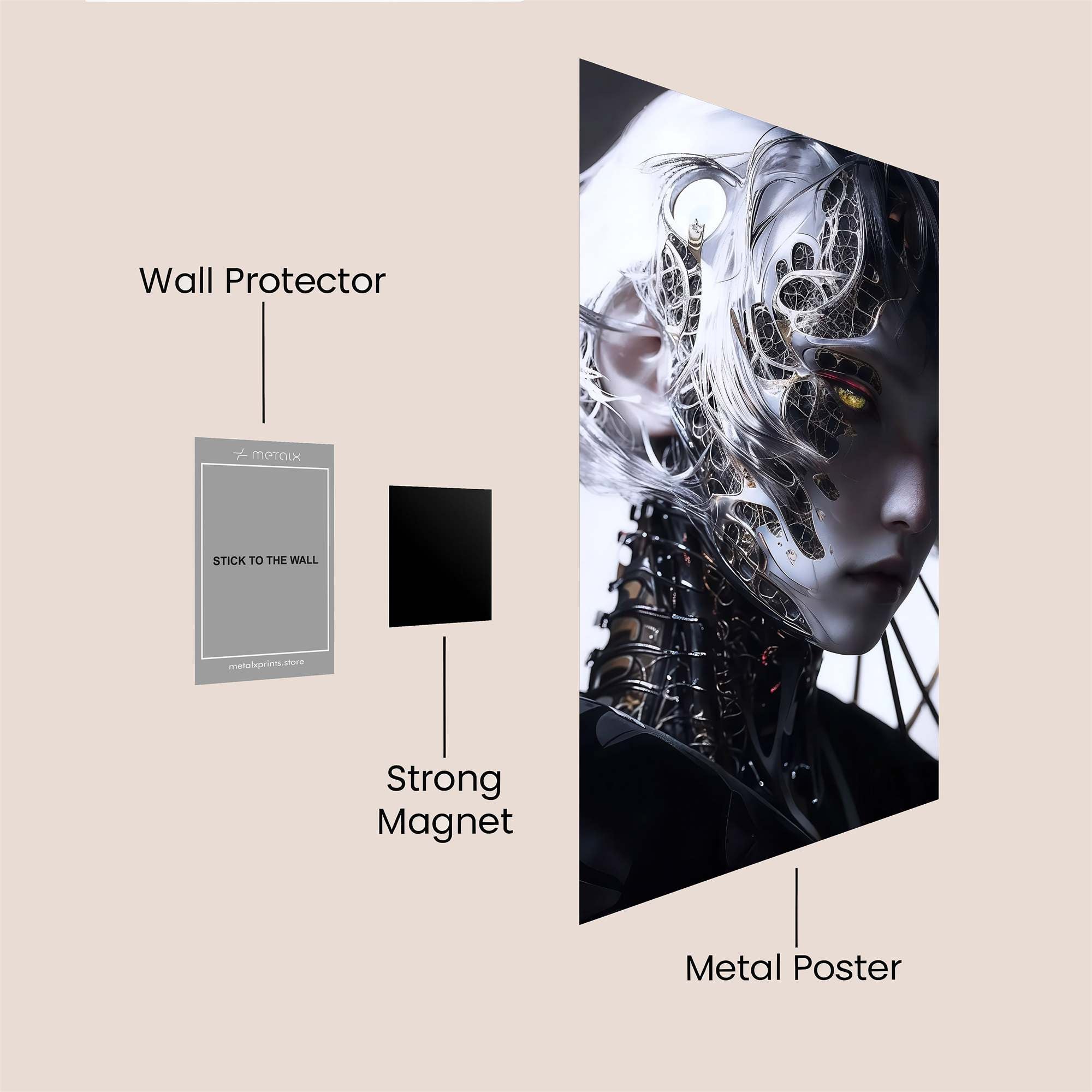Volkswagen Vibrant Safe Wall Magnetic / M