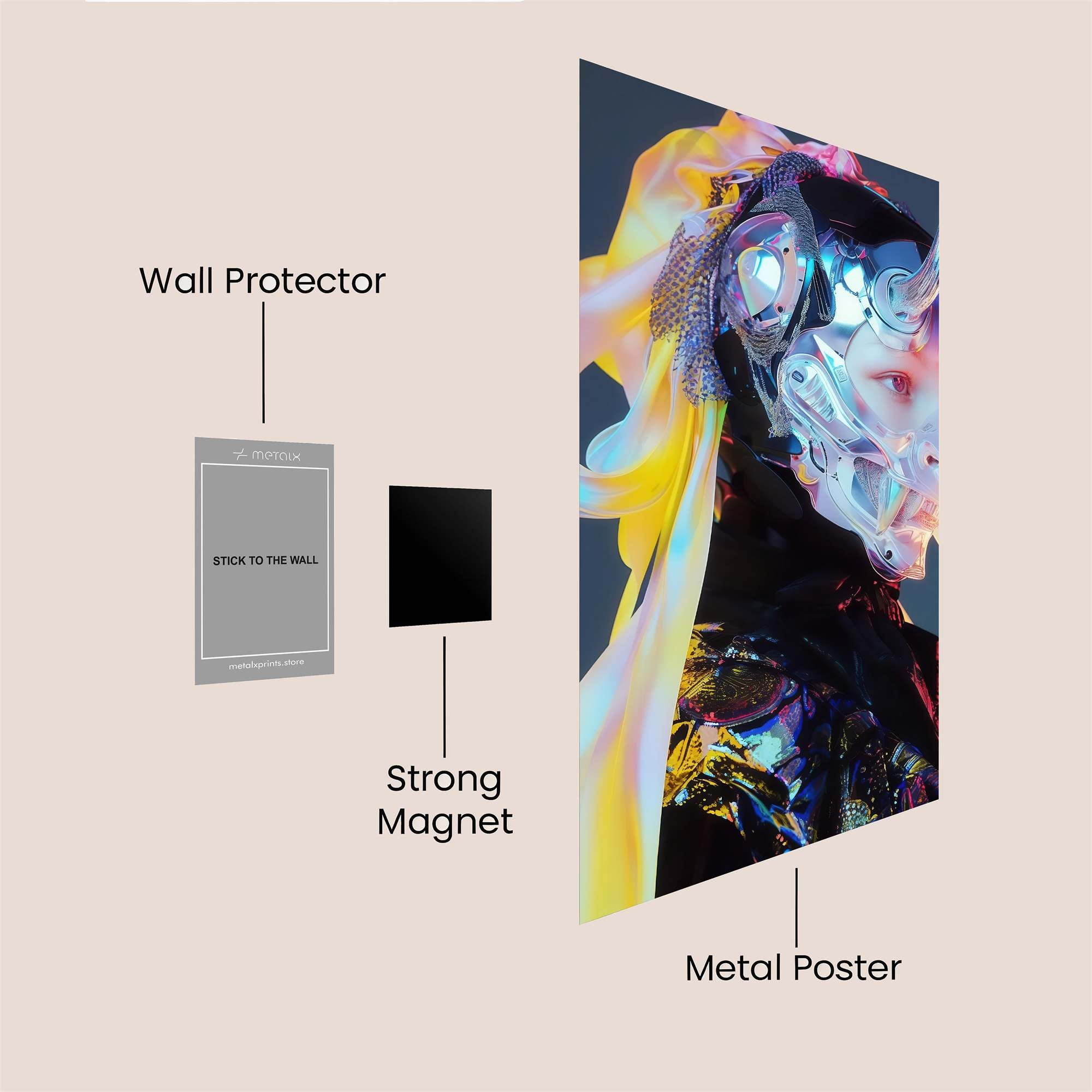 Gollum Gains Safe Wall Magnetic / M