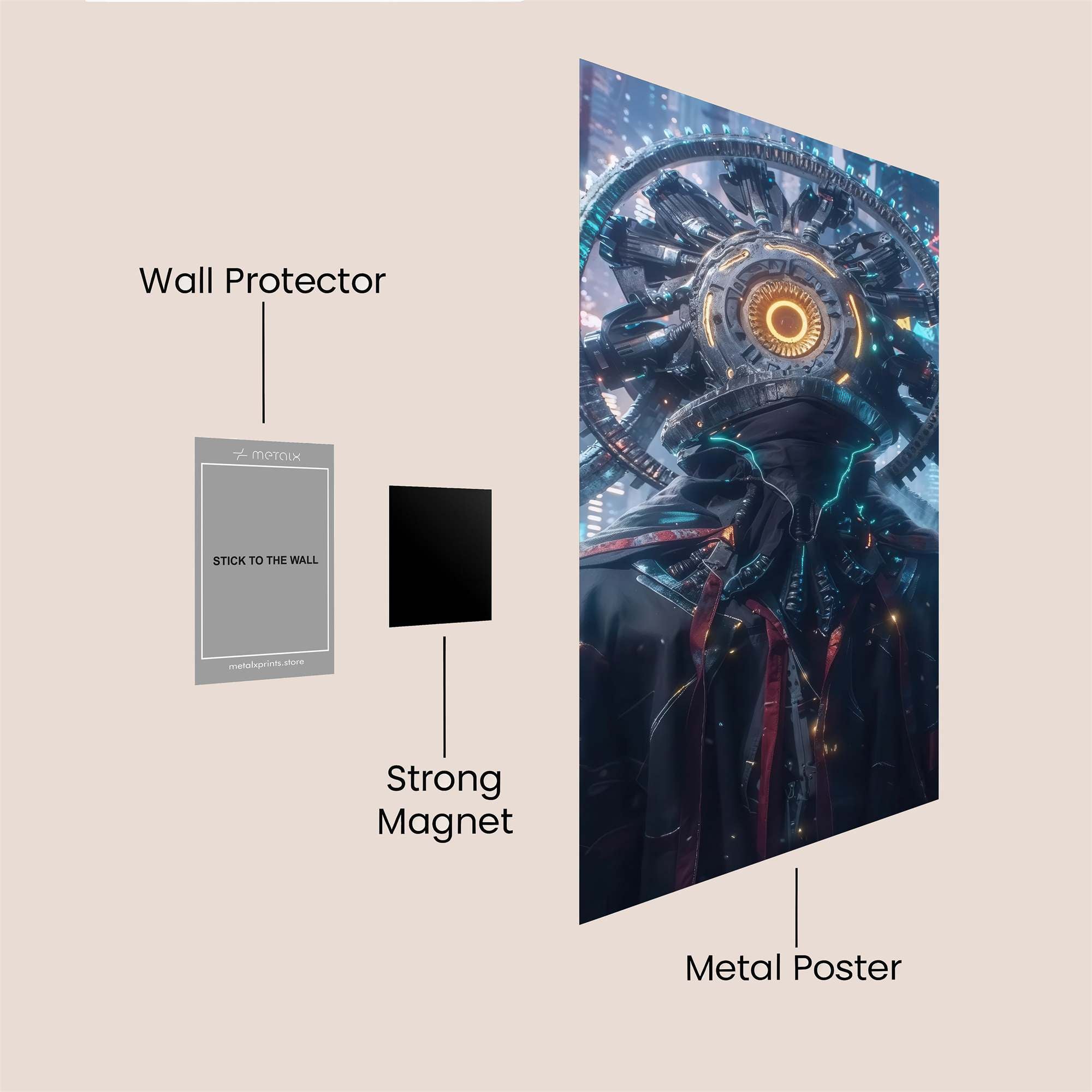 Earth Reimagined Safe Wall Magnetic / M