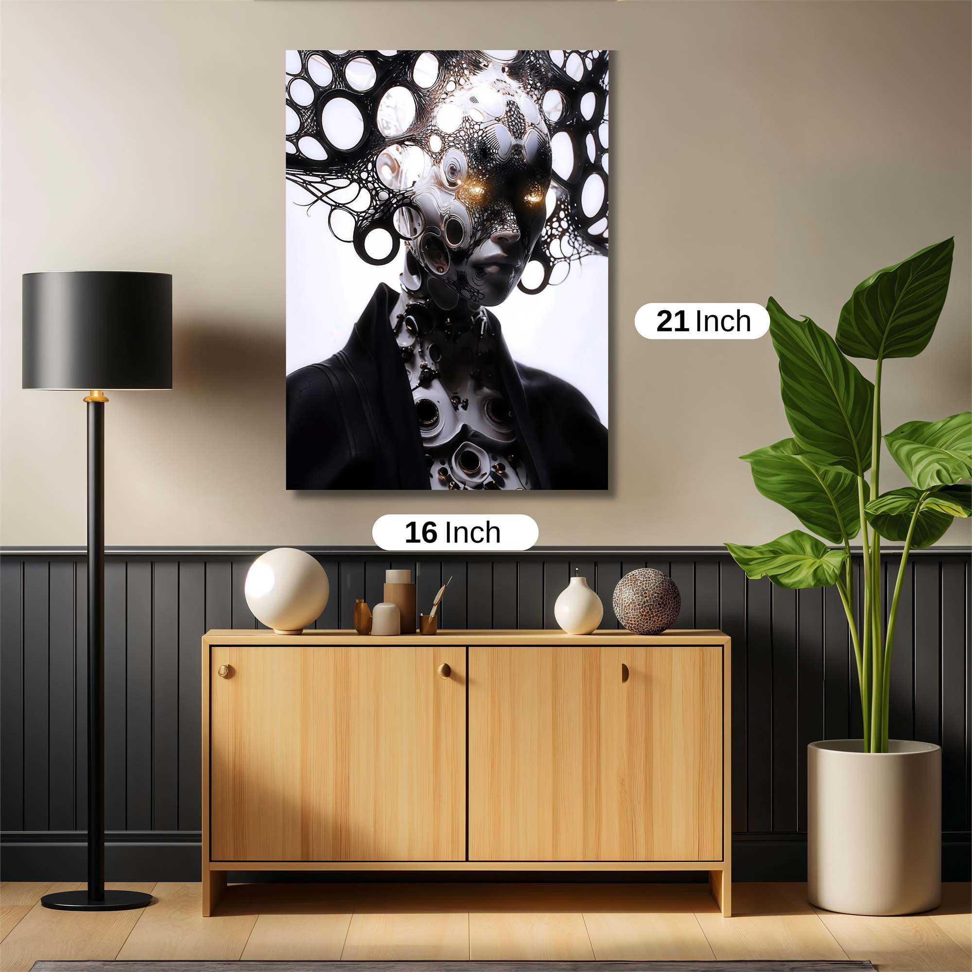 Aquarium Ambiance Safe Wall Magnetic / M