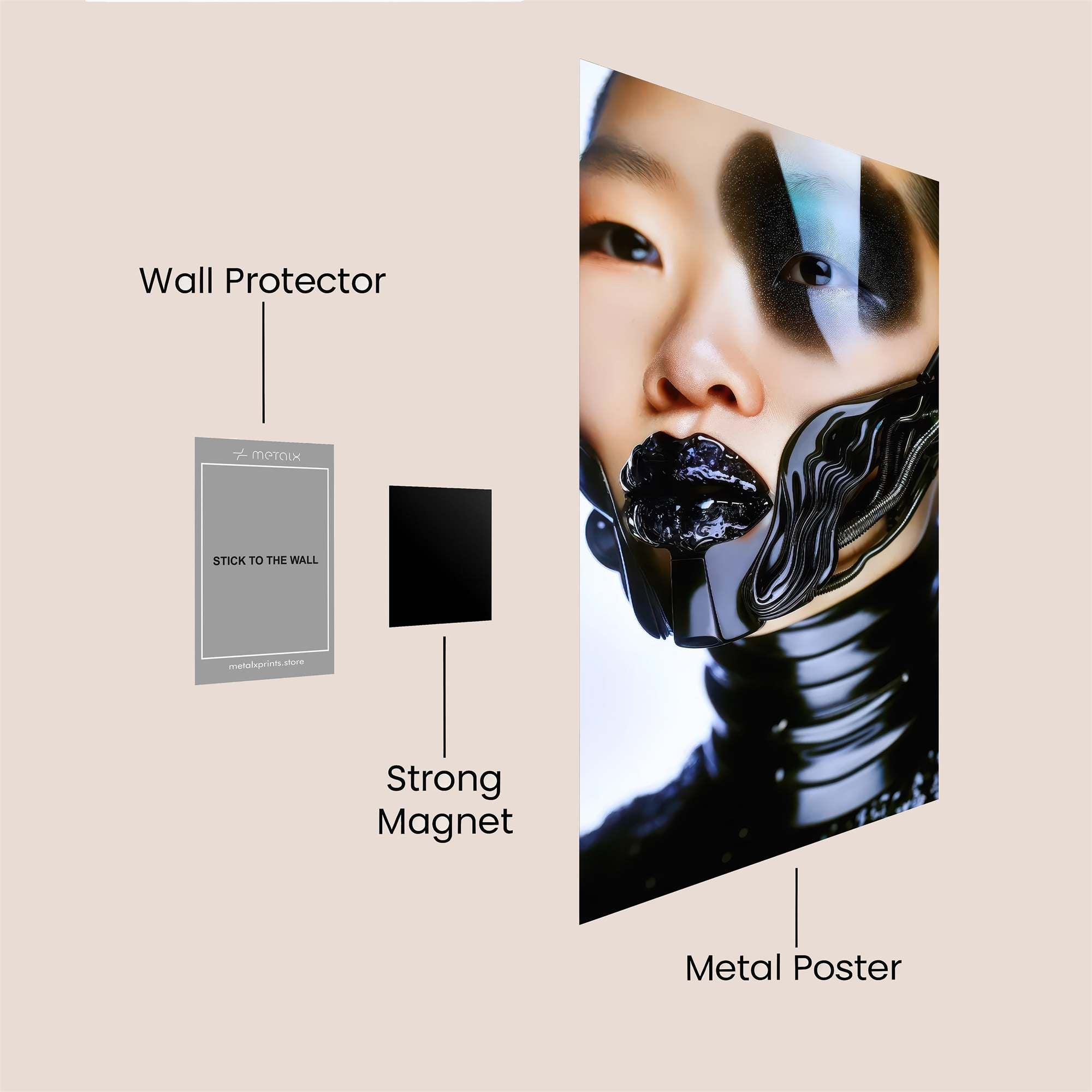 Lava Bloom Safe Wall Magnetic / M