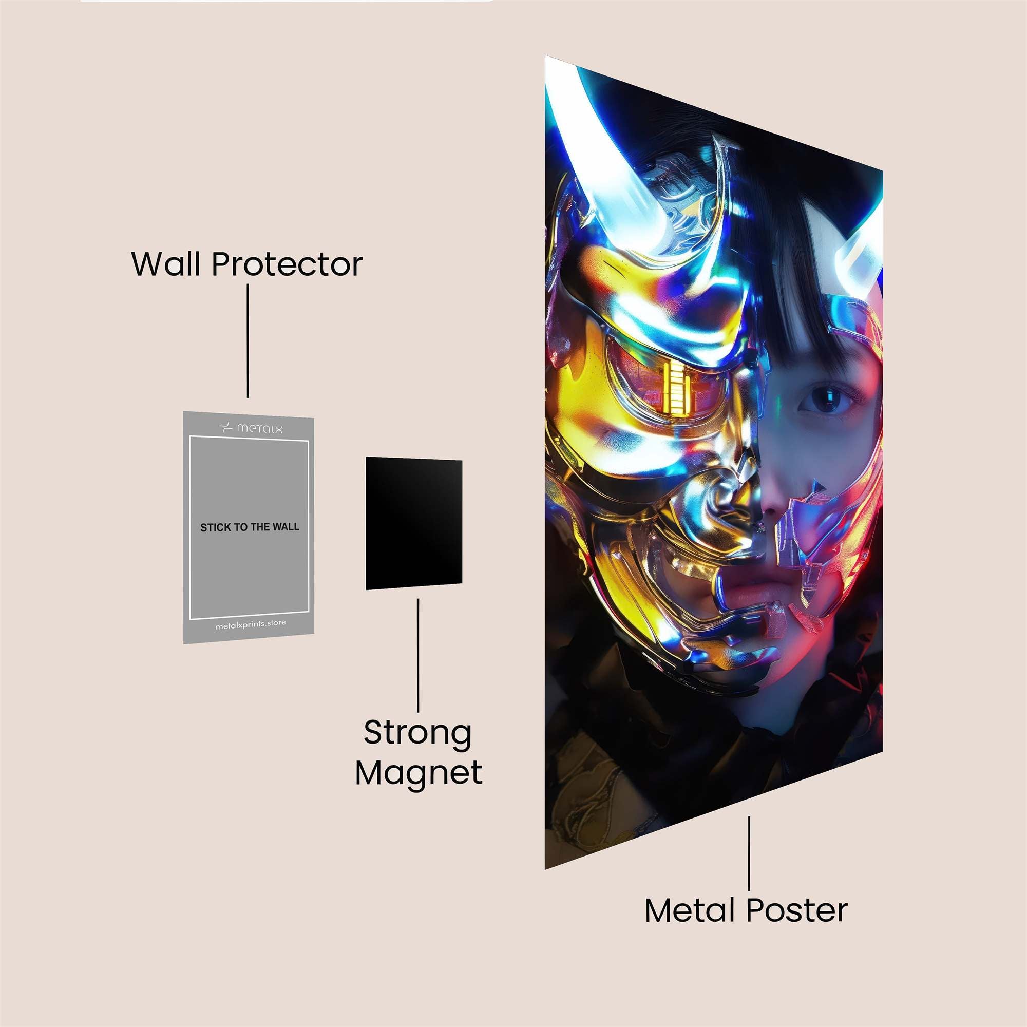 Snow's Curse Safe Wall Magnetic / M