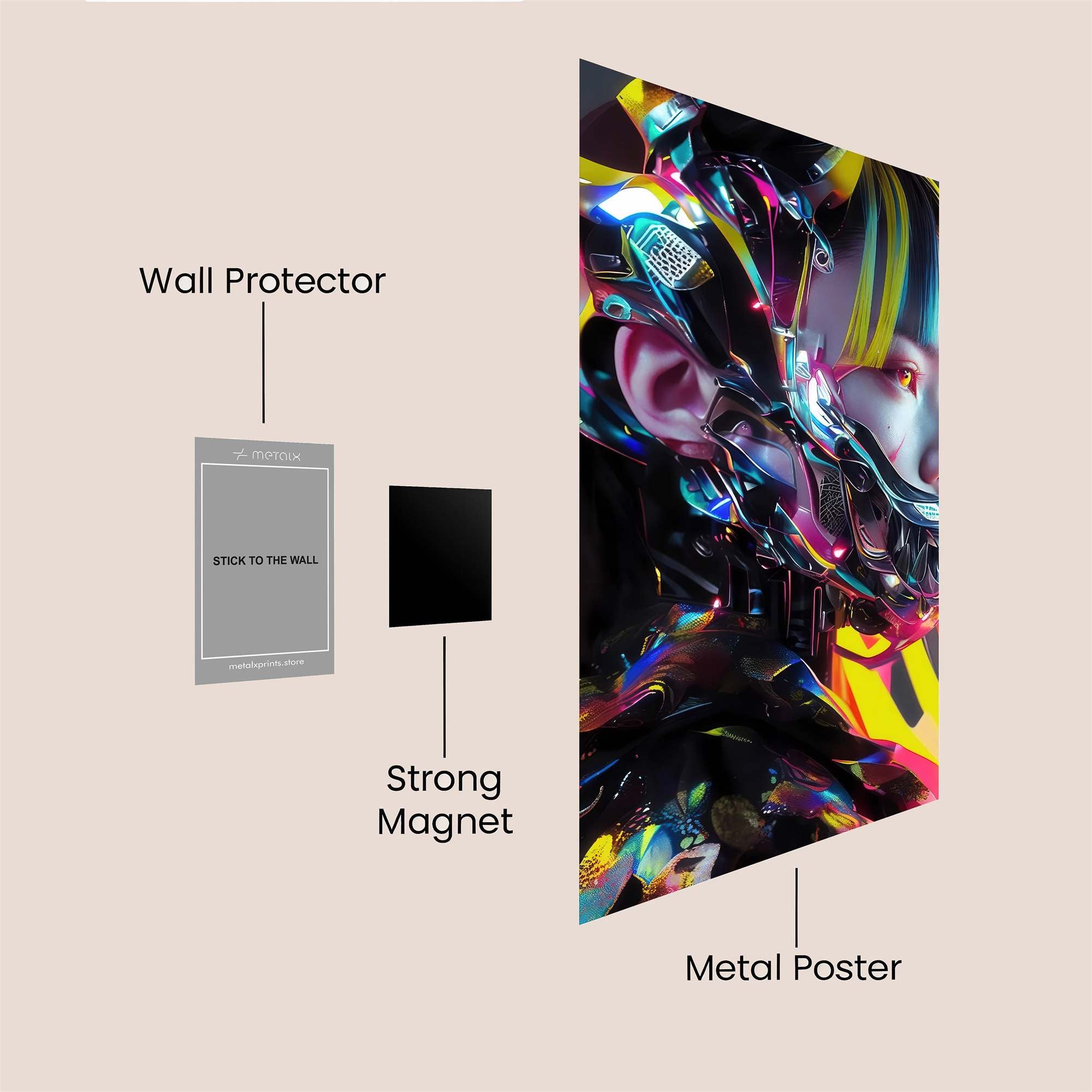 Cybernetic Majesty Safe Wall Magnetic / M