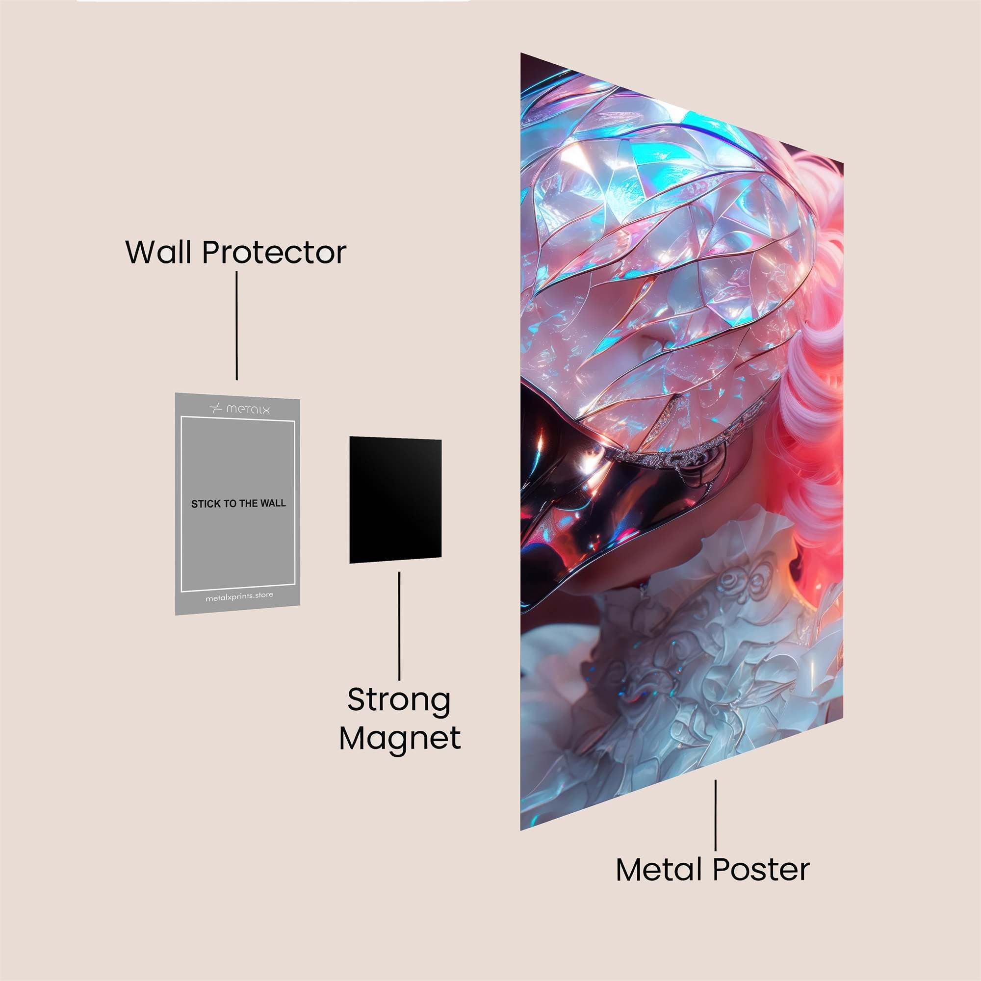 Lion Mystic Safe Wall Magnetic / M