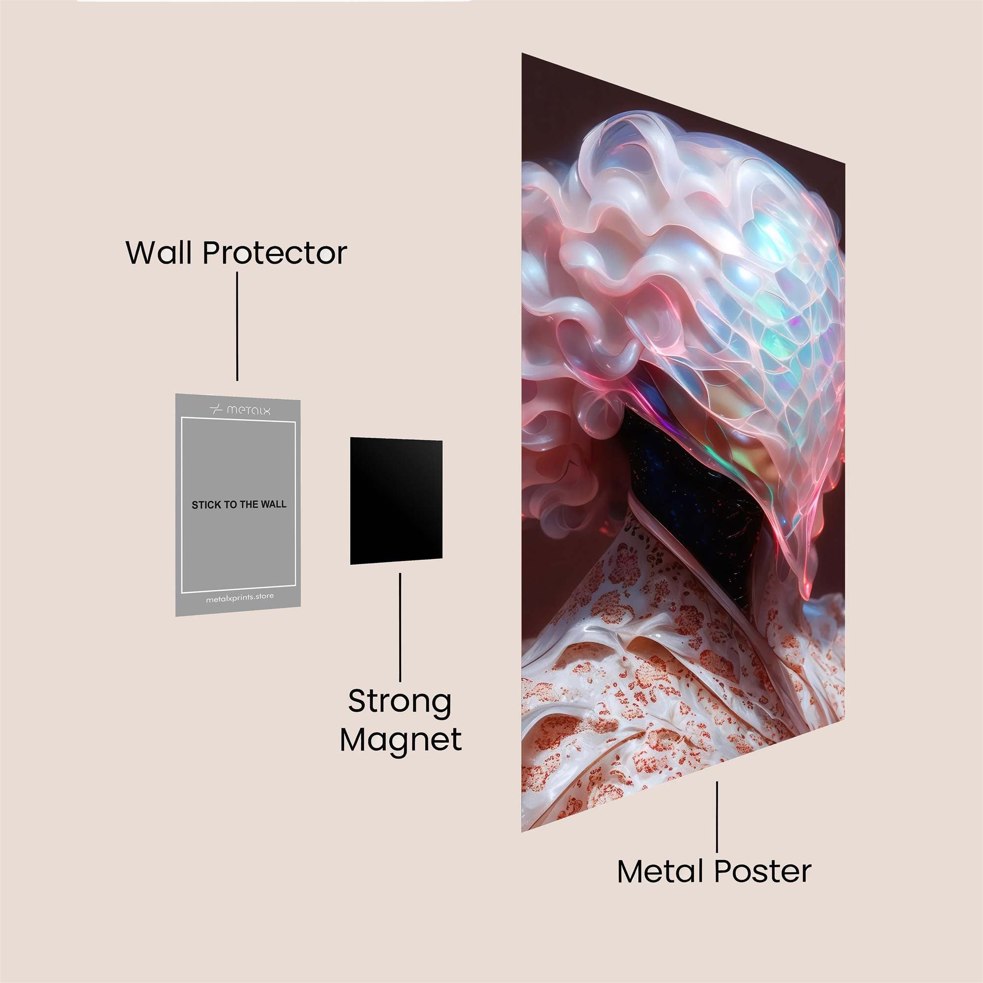 Black Specter Safe Wall Magnetic / M