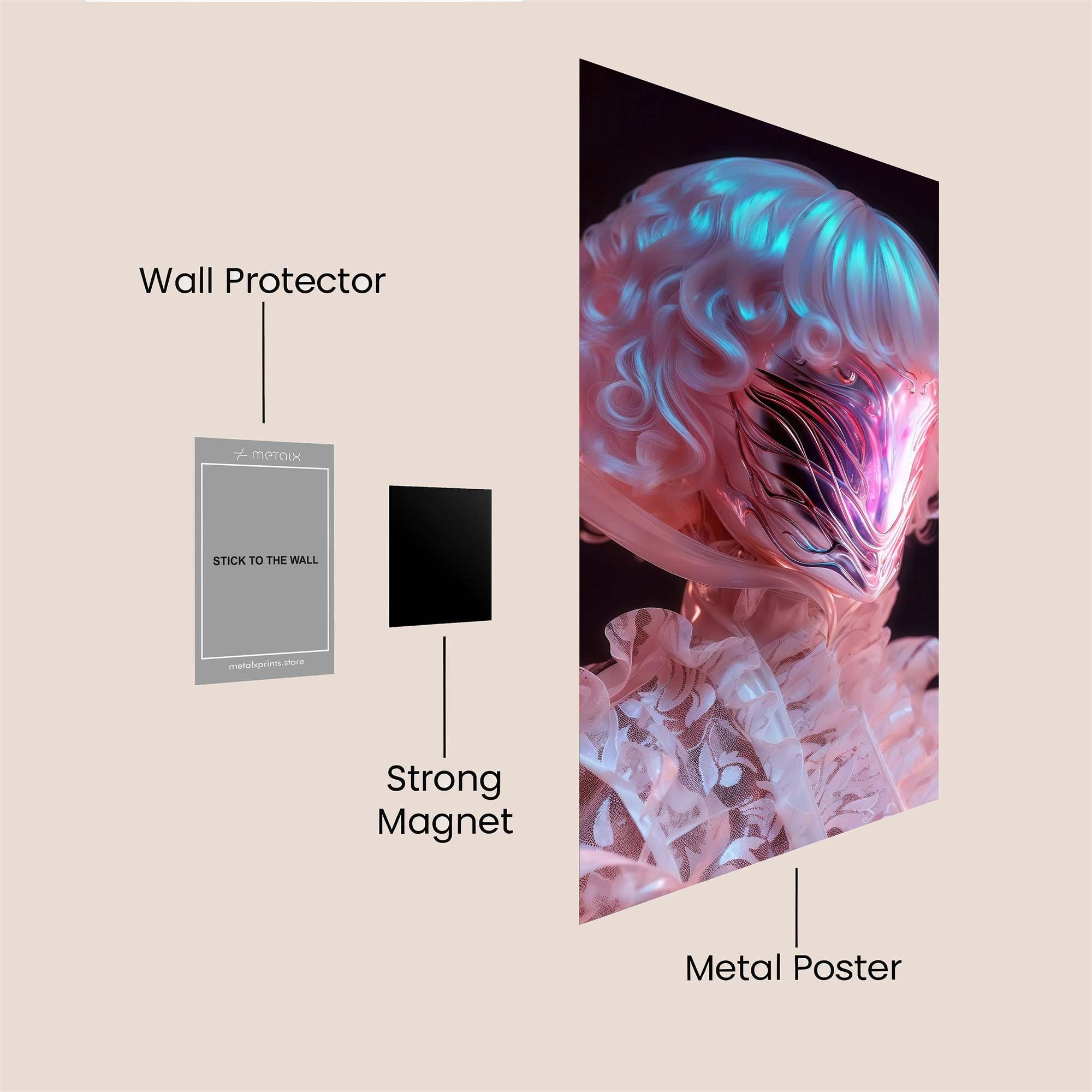 Mecha Majesty Safe Wall Magnetic / M