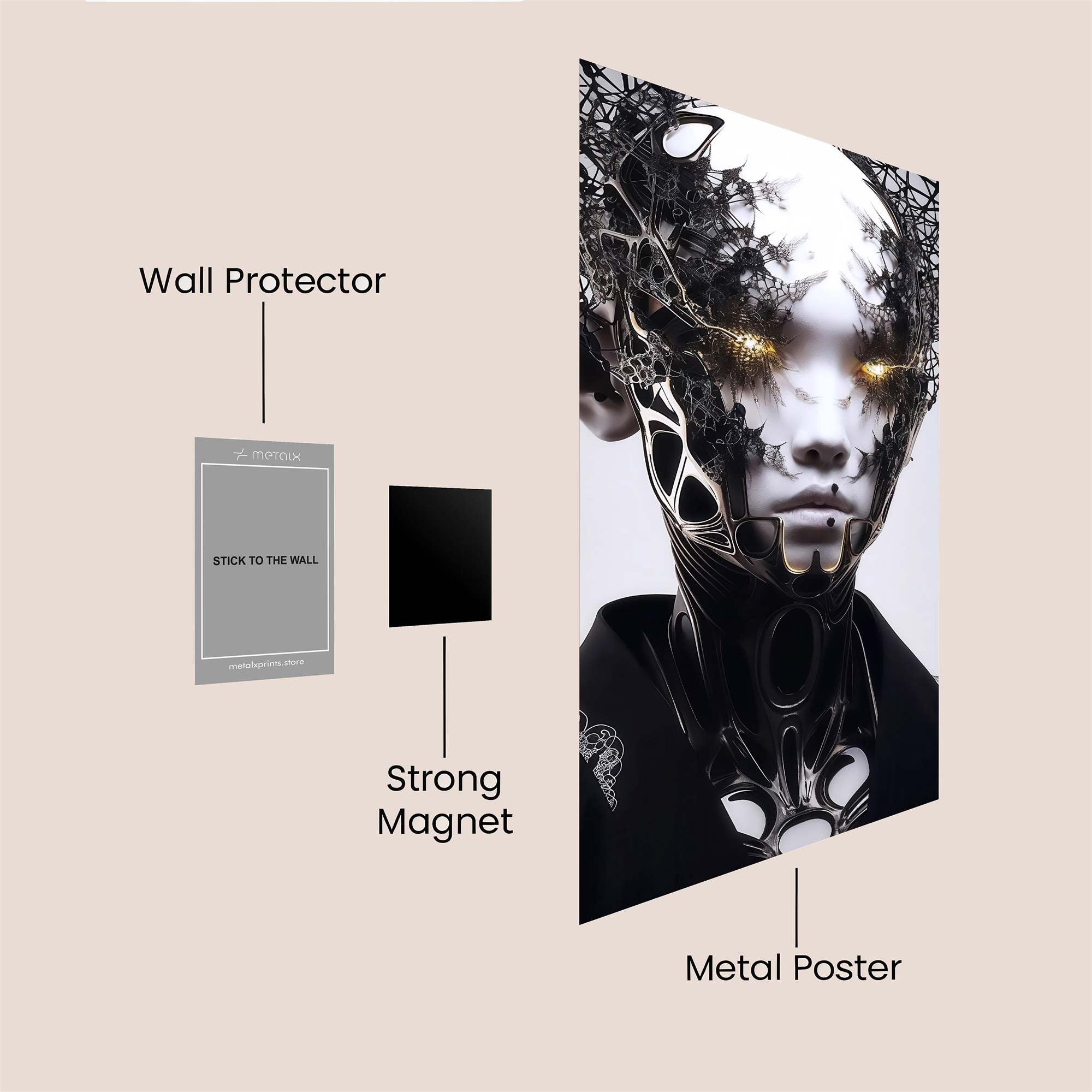 Vision Cosmic Safe Wall Magnetic / M