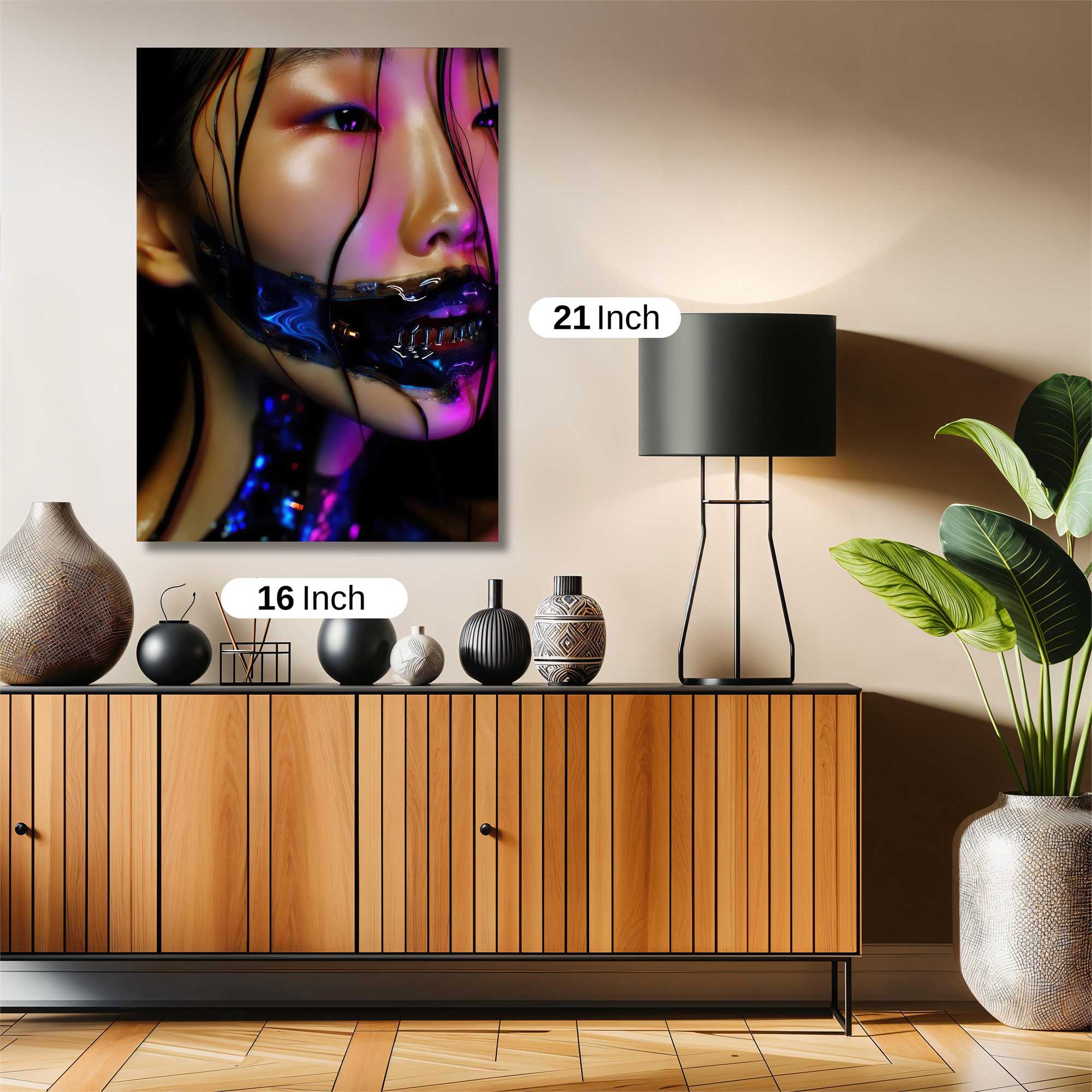 Lion Cyberpunk Safe Wall Magnetic / M