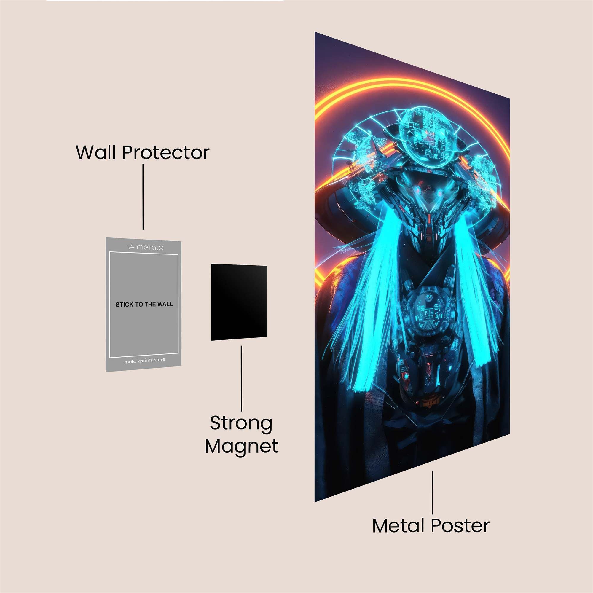 Neon Dream Safe Wall Magnetic / M