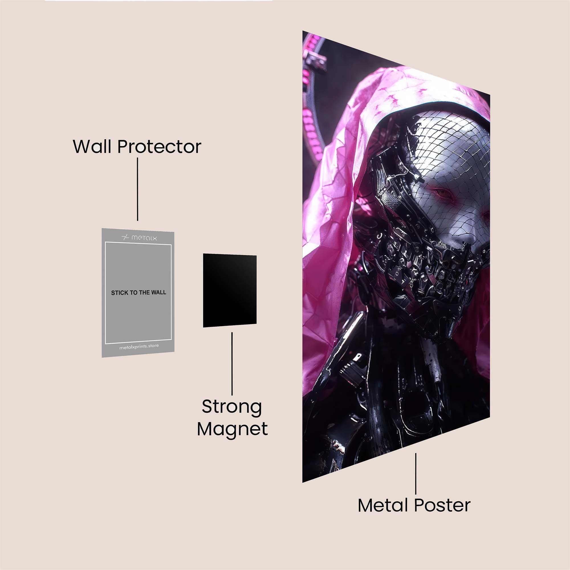 Cosmic Serenity Safe Wall Magnetic / M