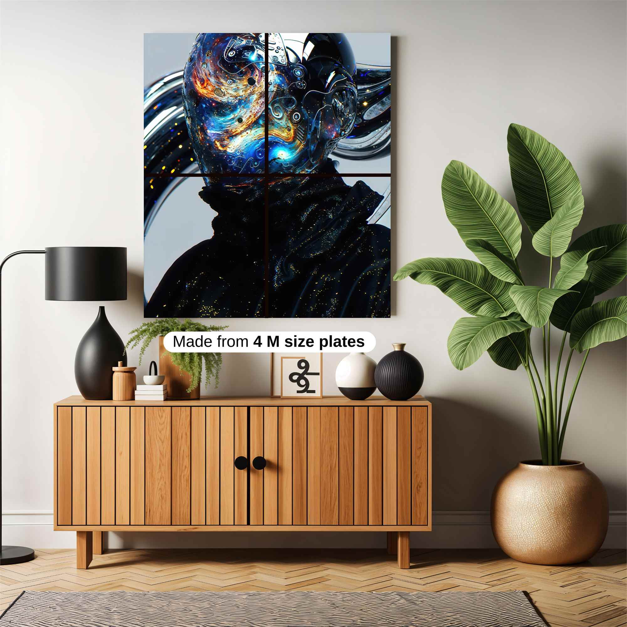 Blue Enigma Safe Wall Magnetic / M