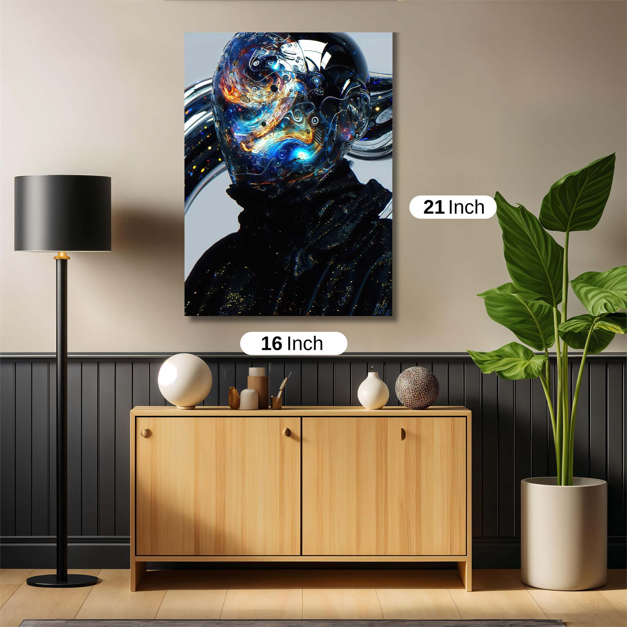 Blue Enigma Safe Wall Magnetic / M