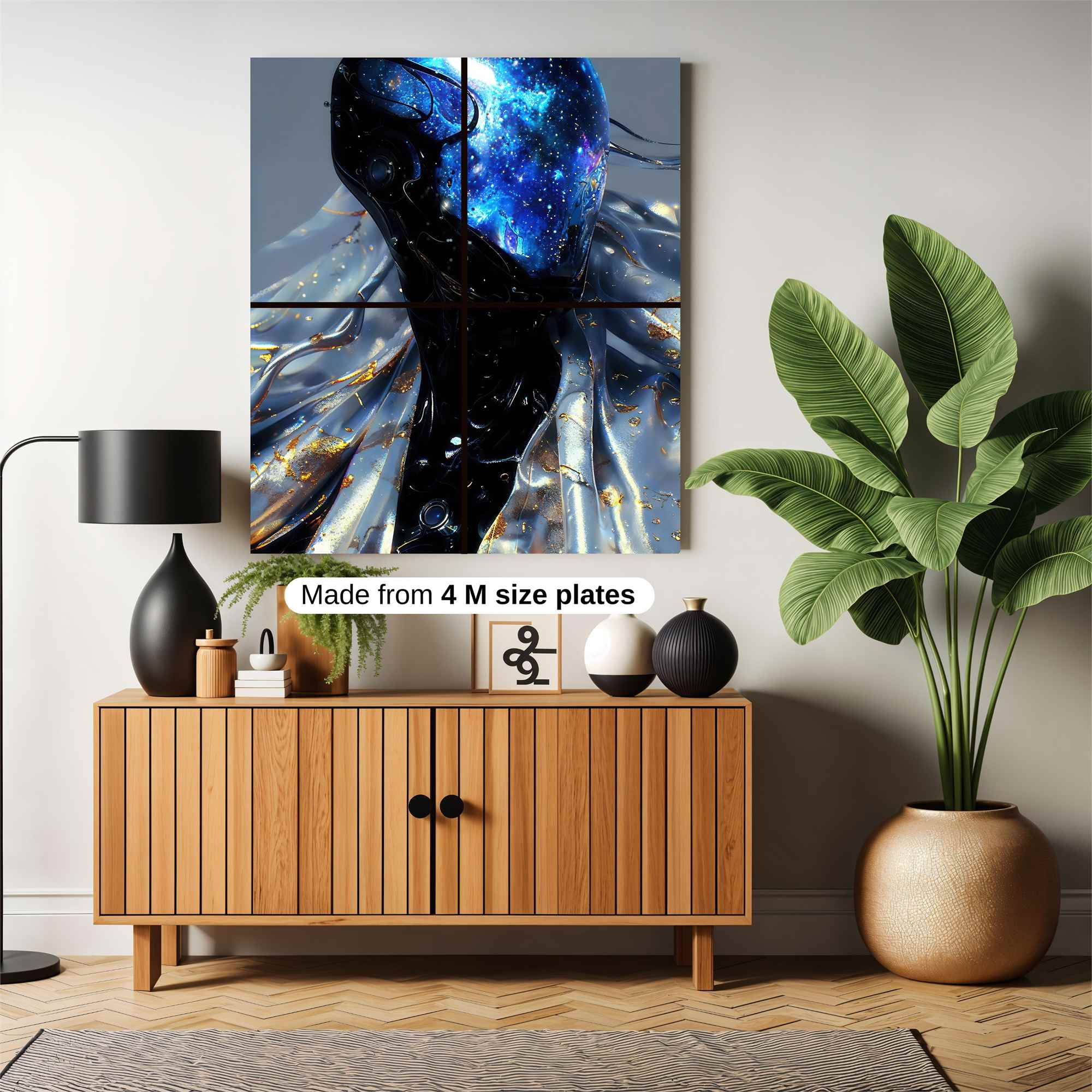 Blue Enigma Safe Wall Magnetic / M