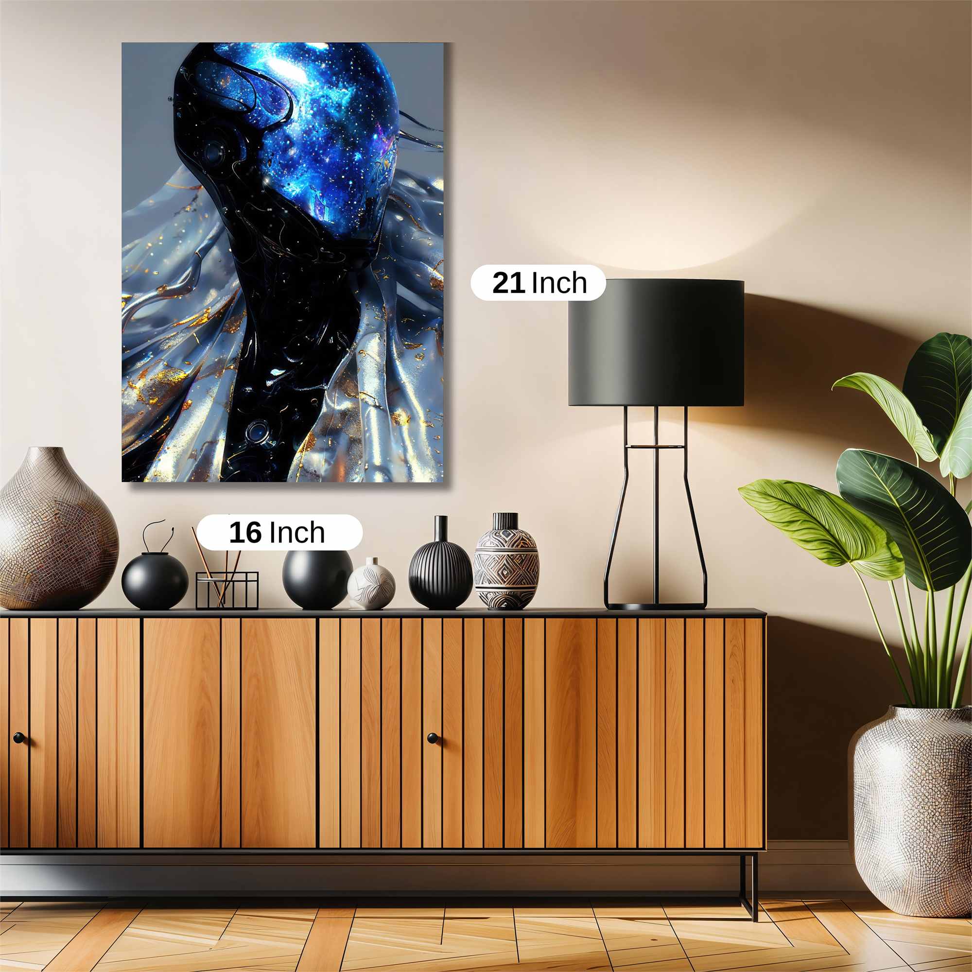 Blue Enigma Safe Wall Magnetic / M