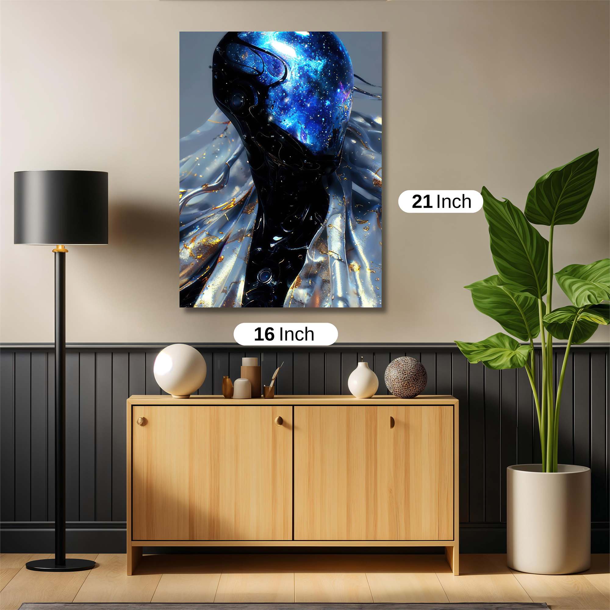 Blue Enigma Safe Wall Magnetic / M