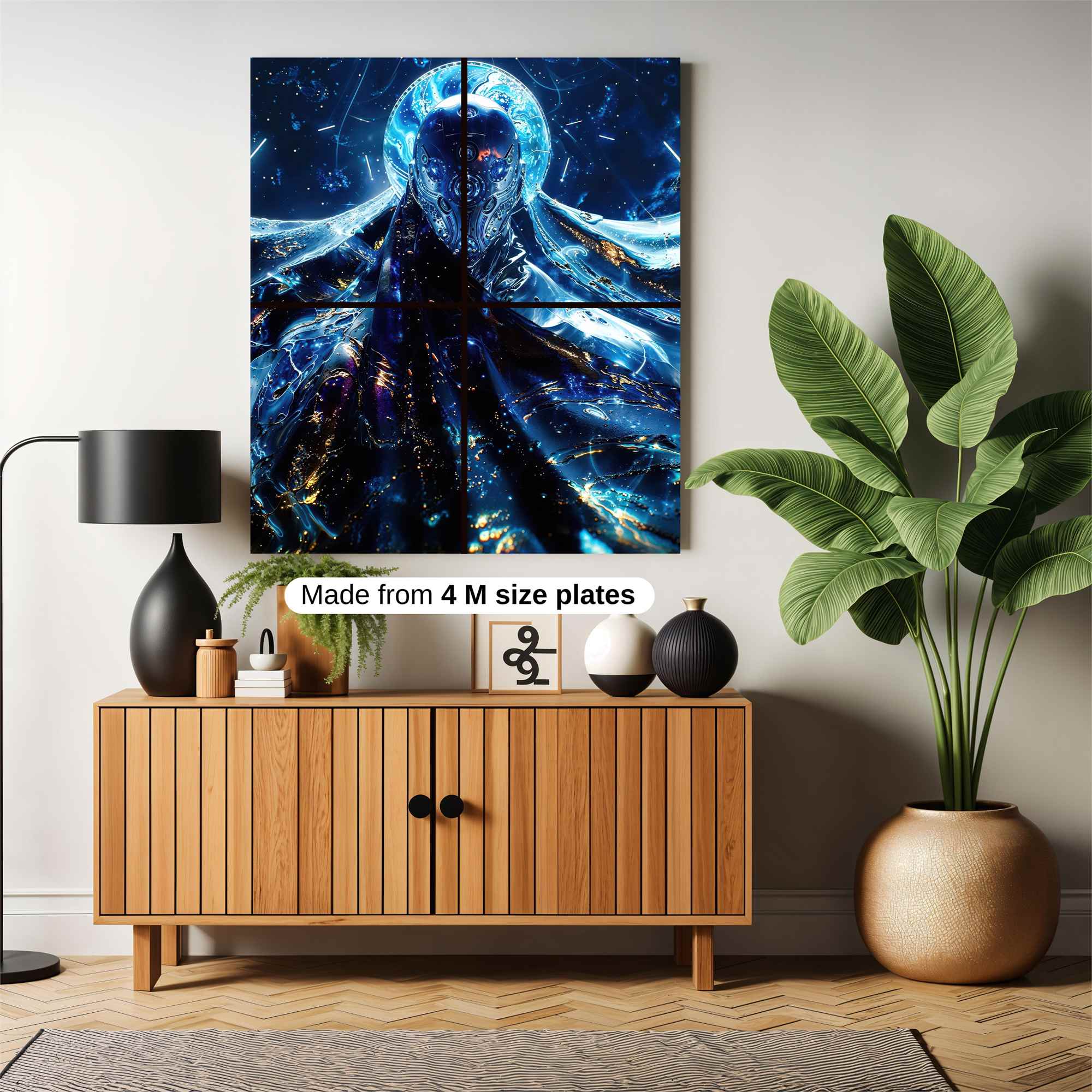 Chrome Rose Safe Wall Magnetic / M