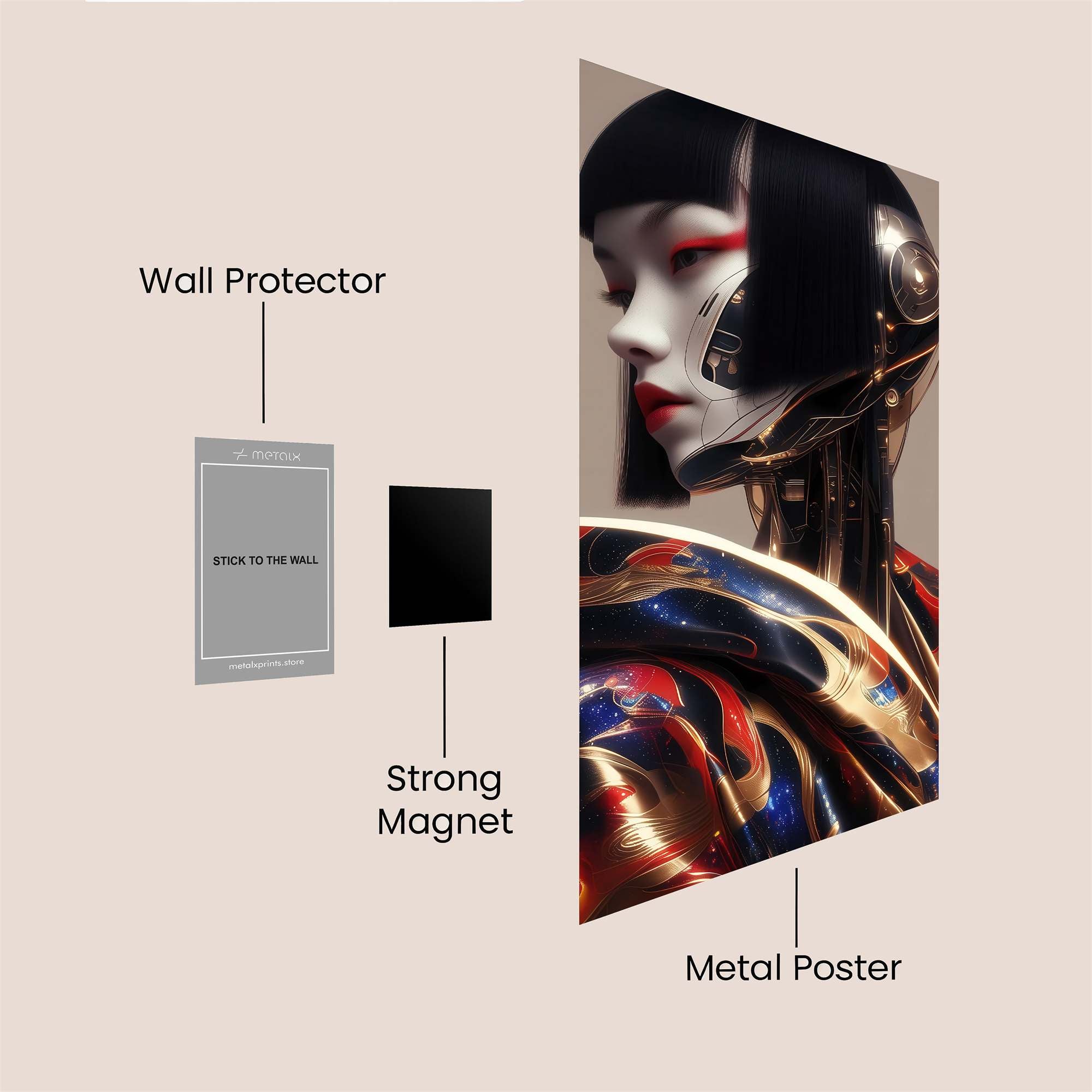 Wolf Enigma Safe Wall Magnetic / M