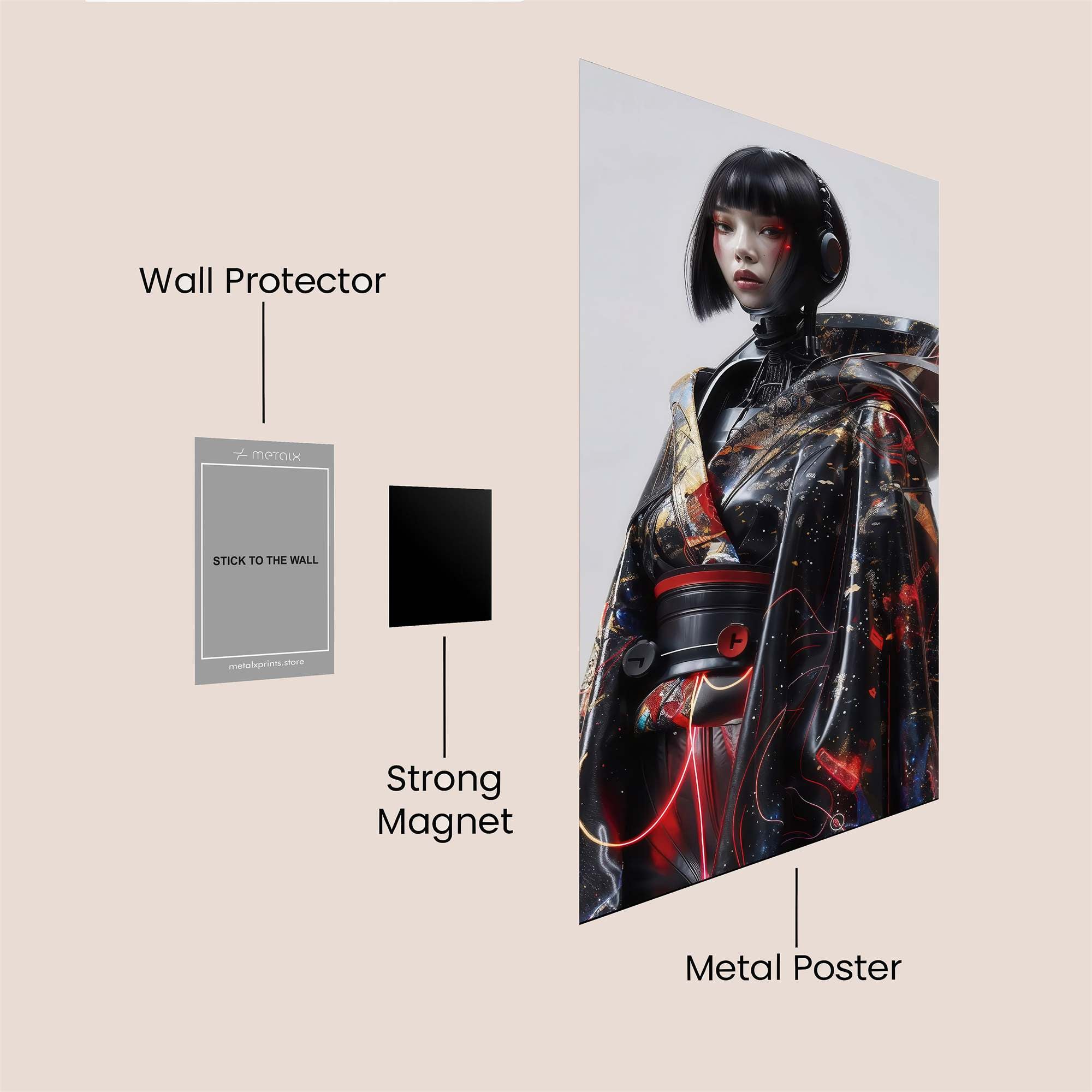 Mystic Cube Safe Wall Magnetic / M