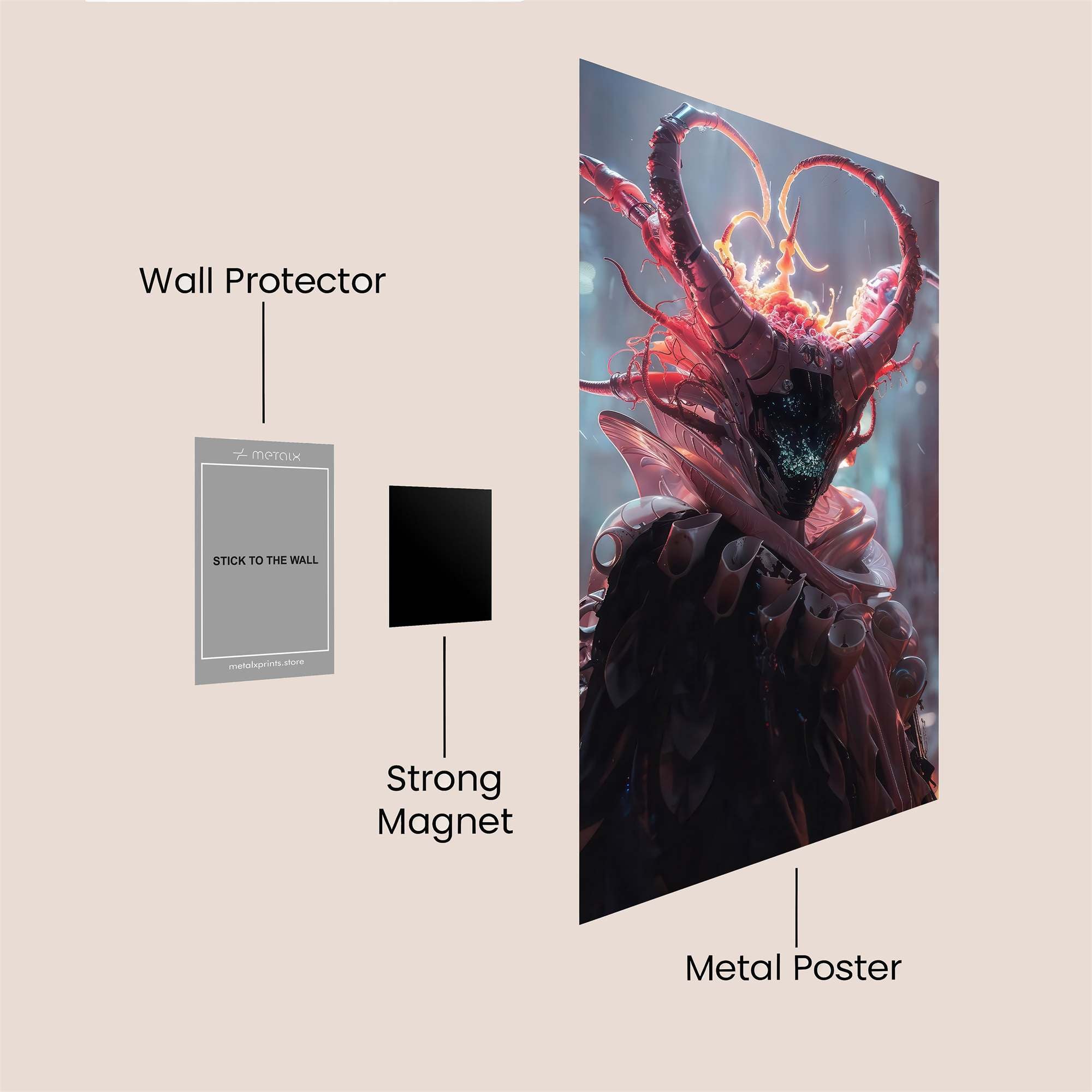 ChronoGlow Safe Wall Magnetic / M