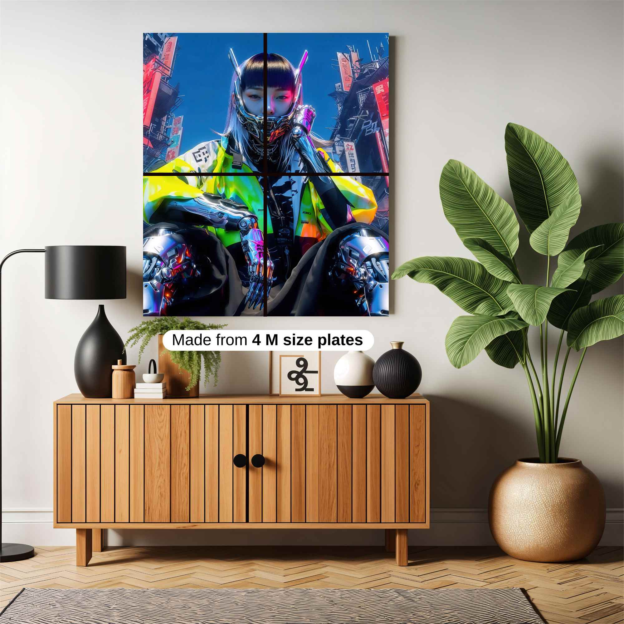 Neon Serenity Safe Wall Magnetic / M