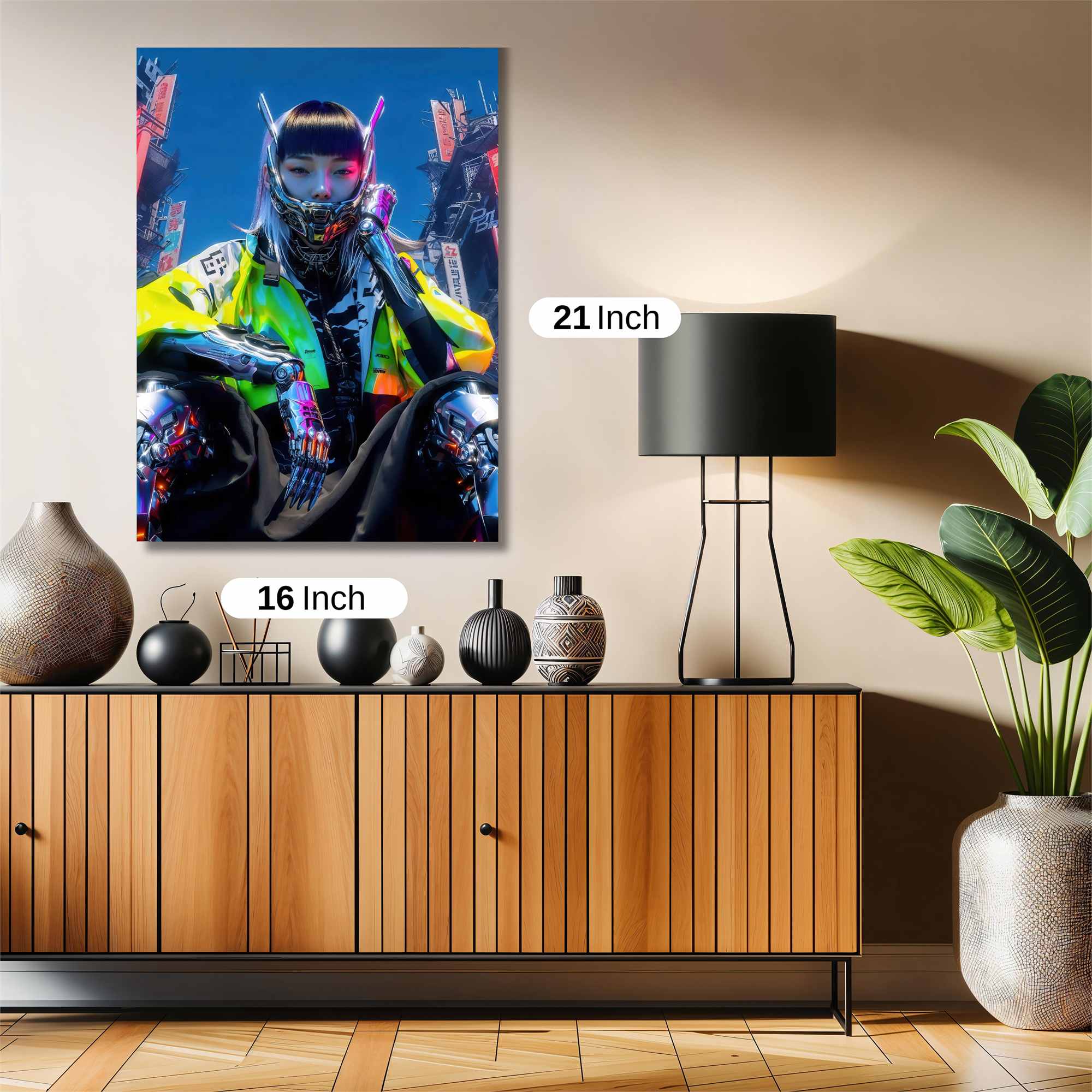 Neon Serenity Safe Wall Magnetic / M