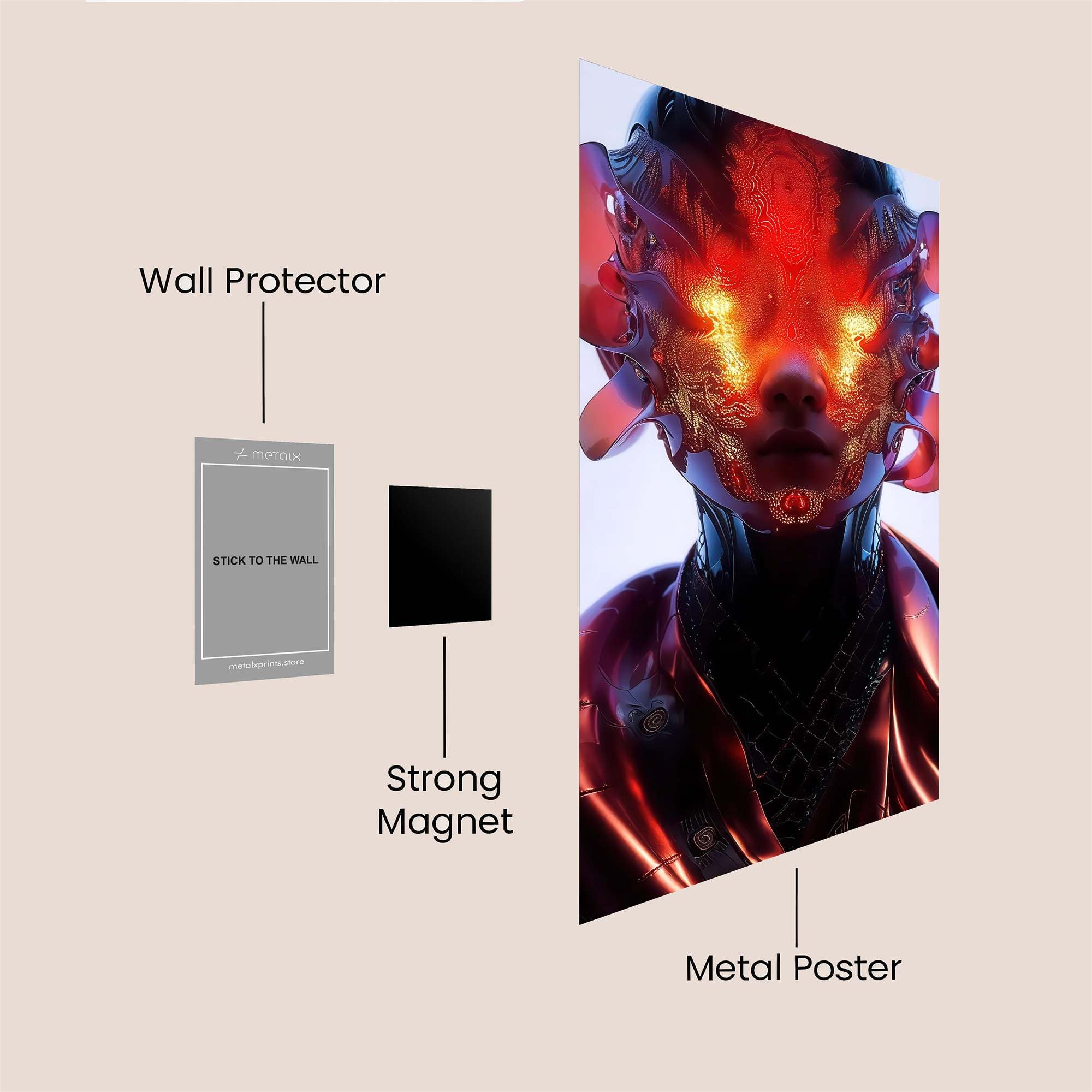 Tozo Tranquil Safe Wall Magnetic / M
