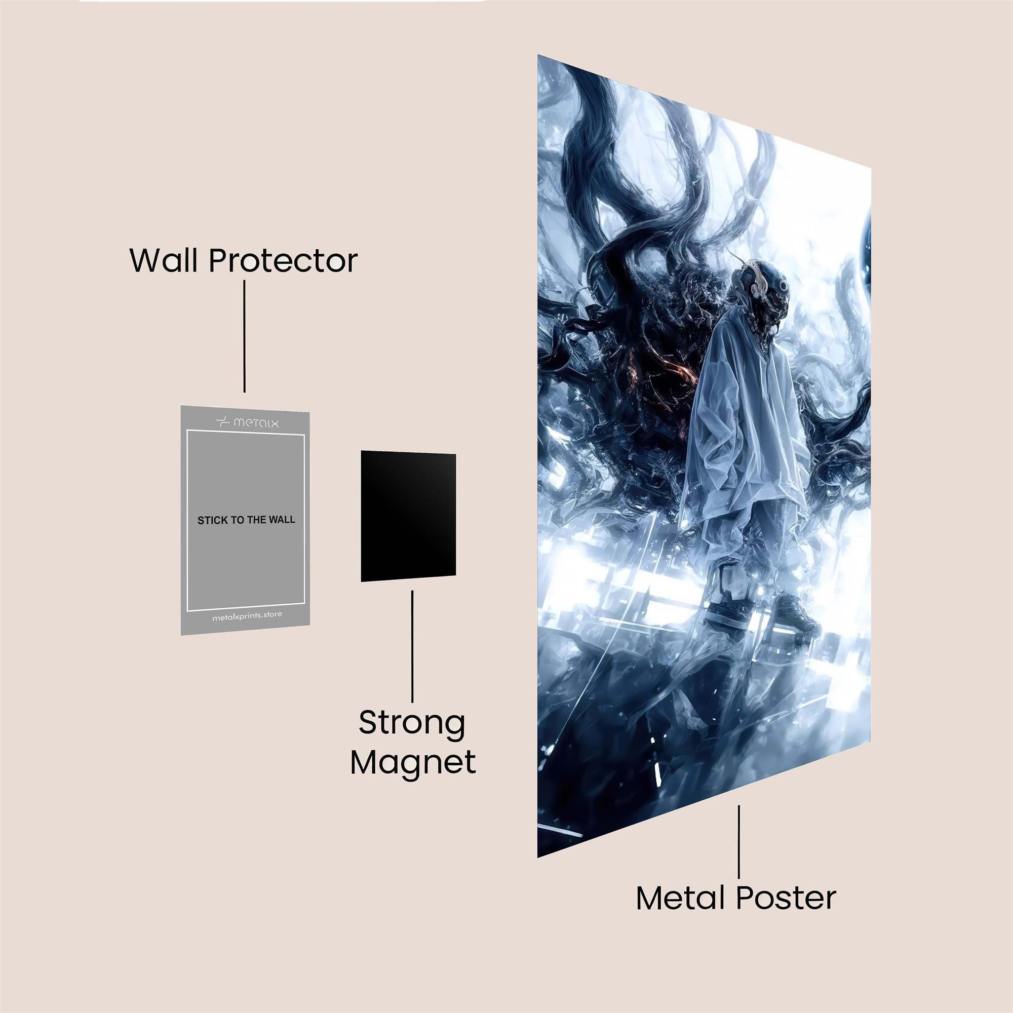 Neon Fury Safe Wall Magnetic / M