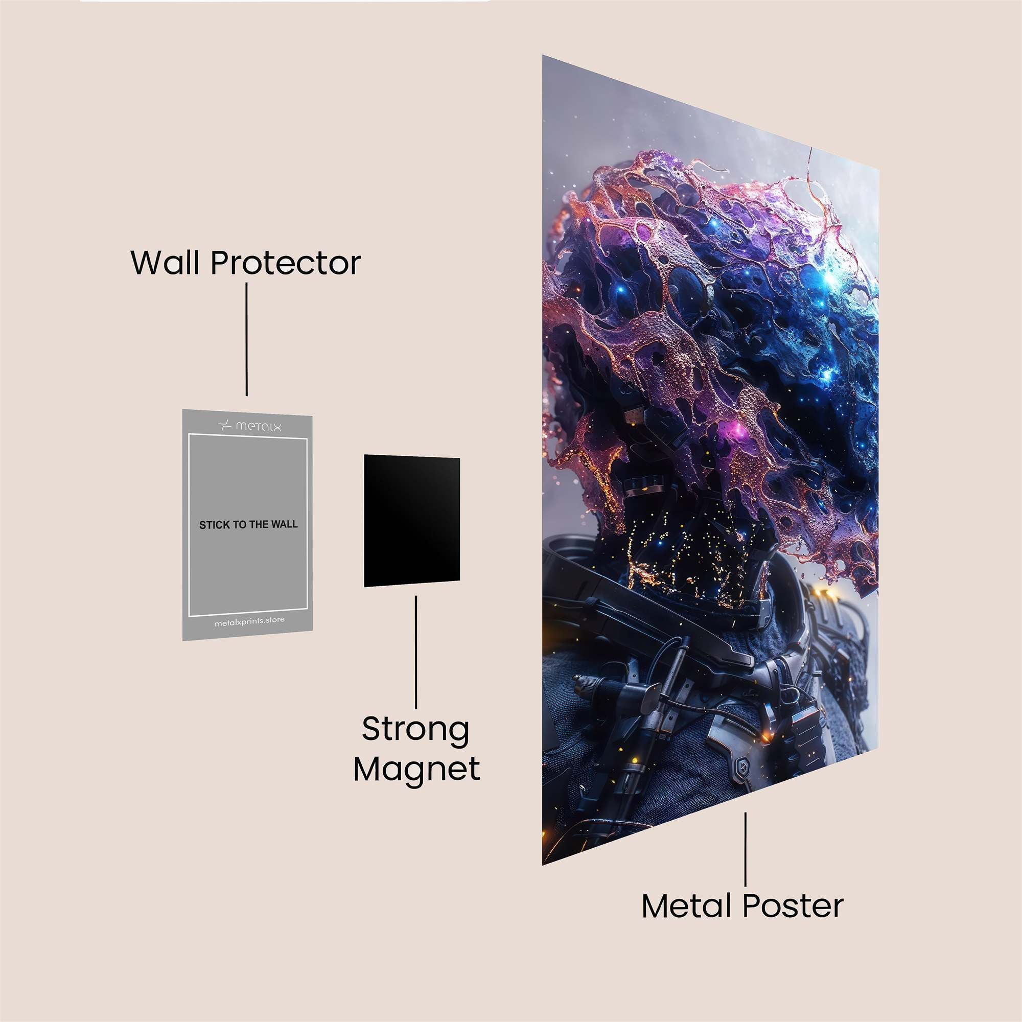 Neon Racer Safe Wall Magnetic / M