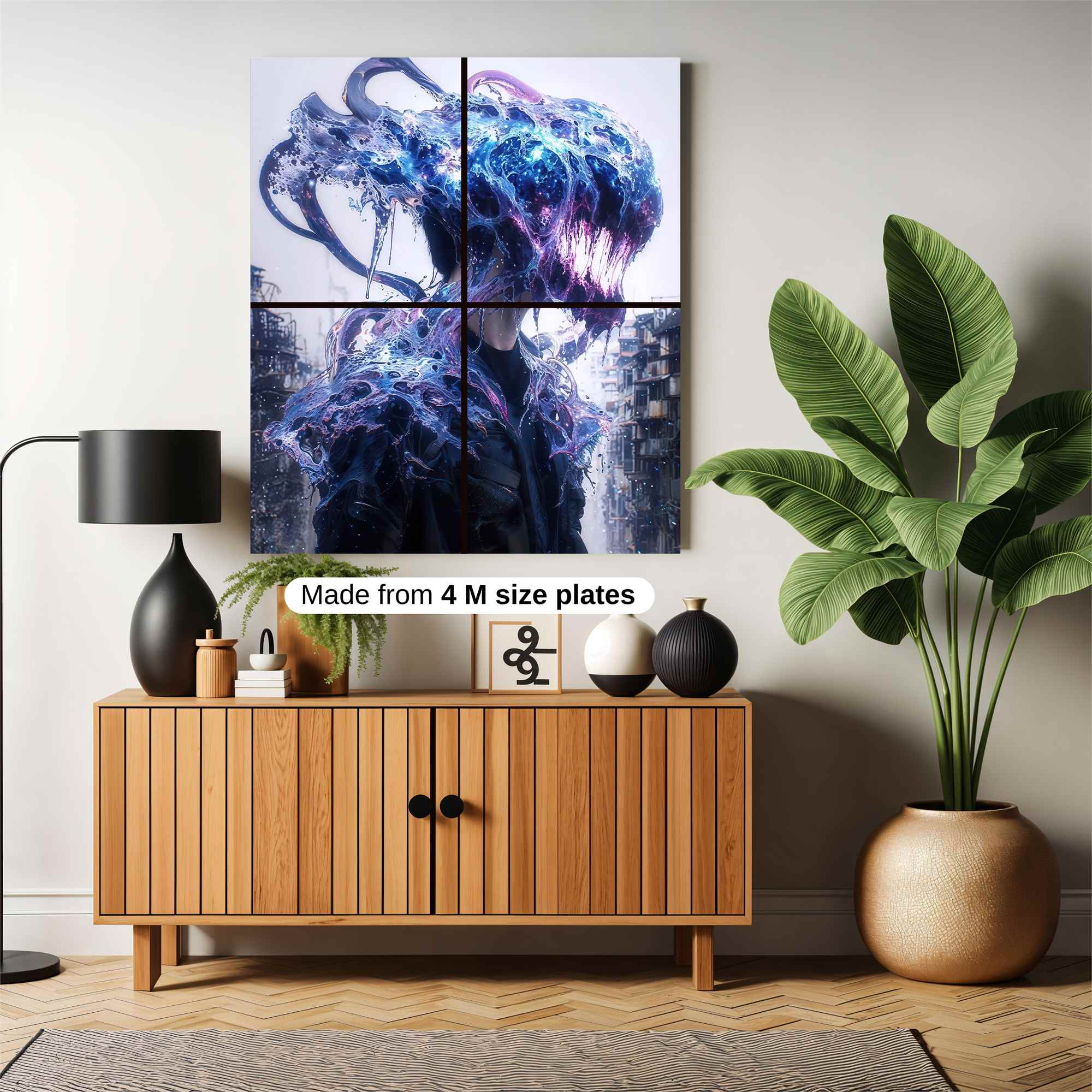 Floral Radiance Safe Wall Magnetic / M