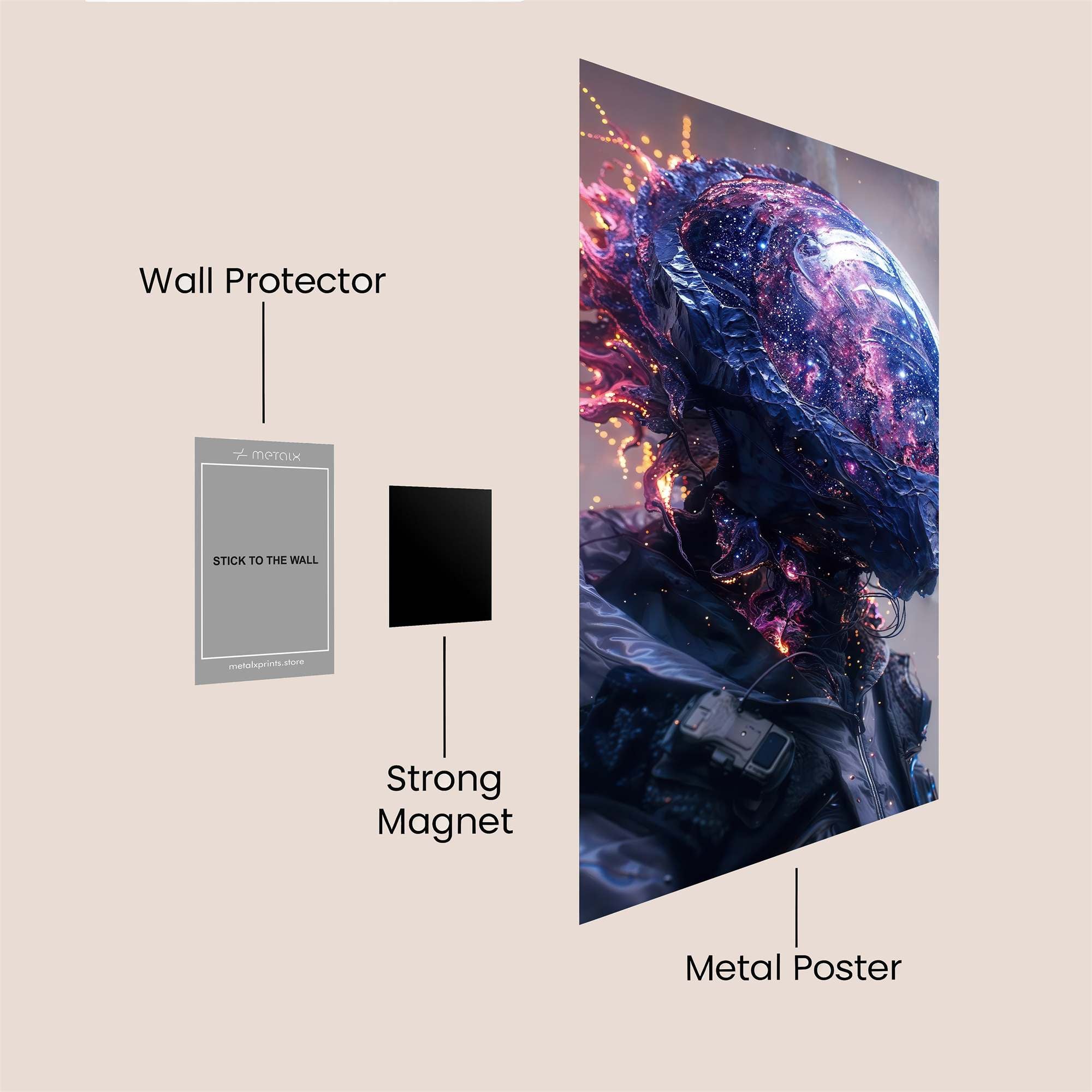 Celestial Glow Safe Wall Magnetic / M