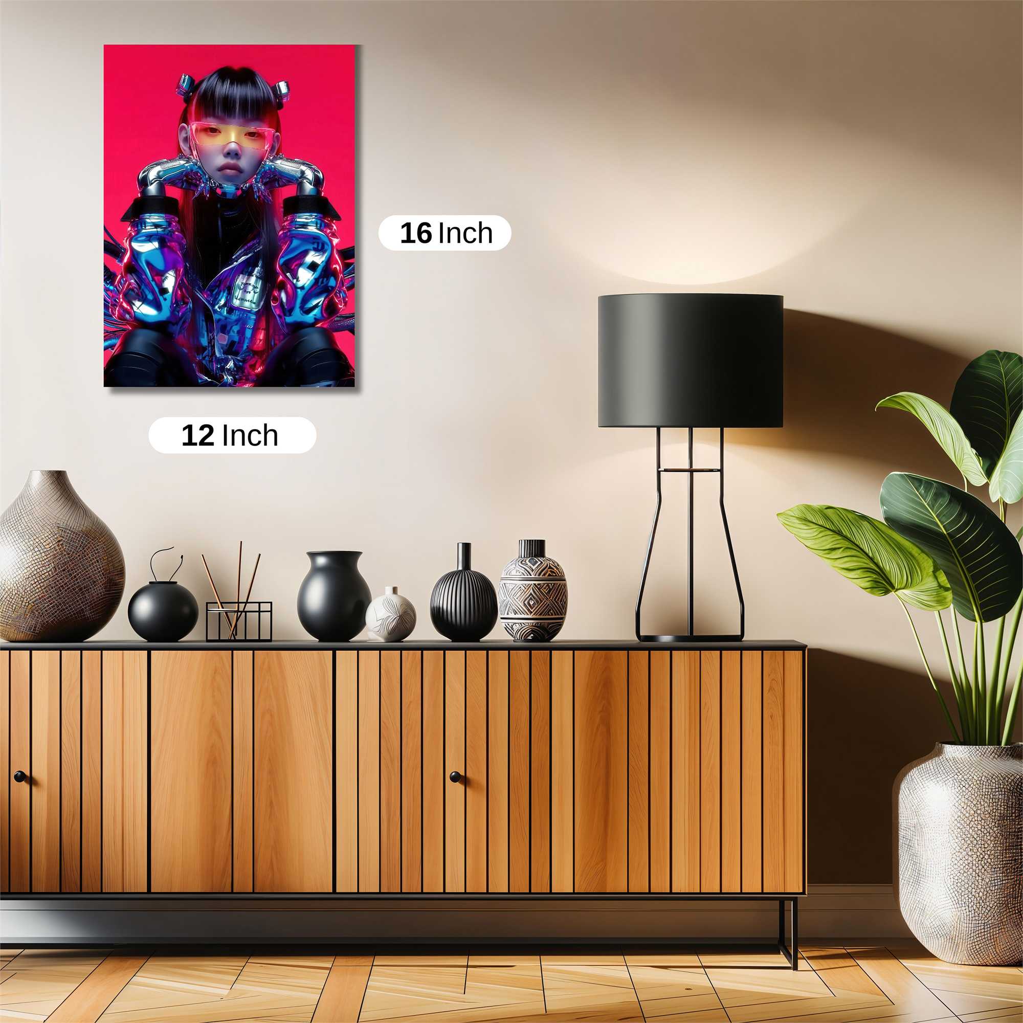 Rainbow Whimsy Safe Wall Magnetic / M