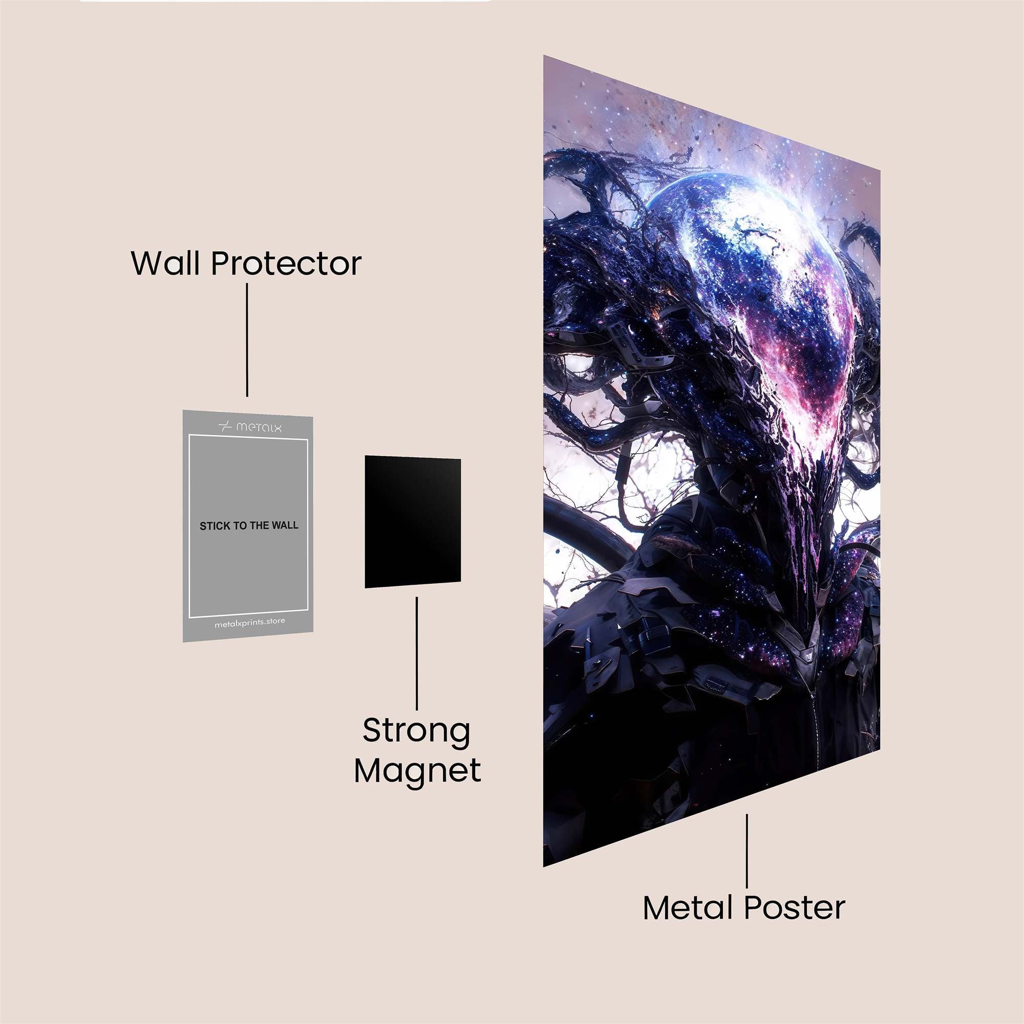 Glow Enchantment Safe Wall Magnetic / M