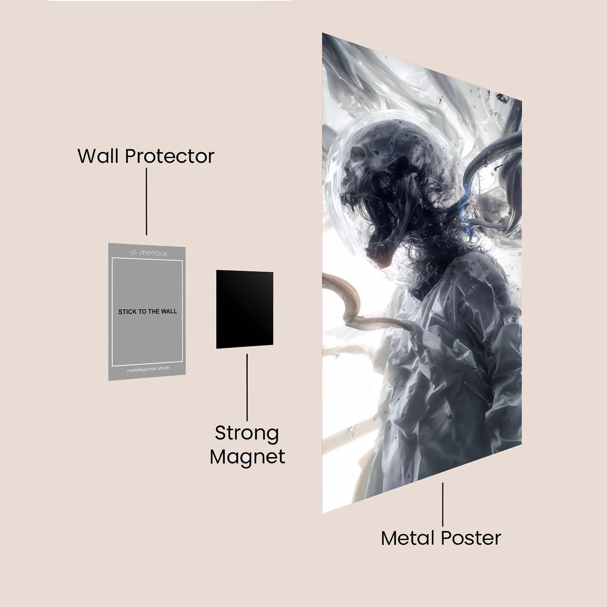 Zeit Danvoyer - Futuristic Safe Wall Magnetic / M