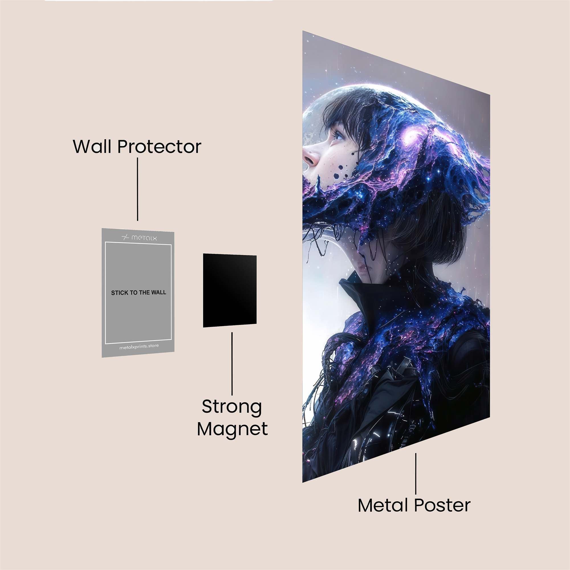 Neon Predator Safe Wall Magnetic / M