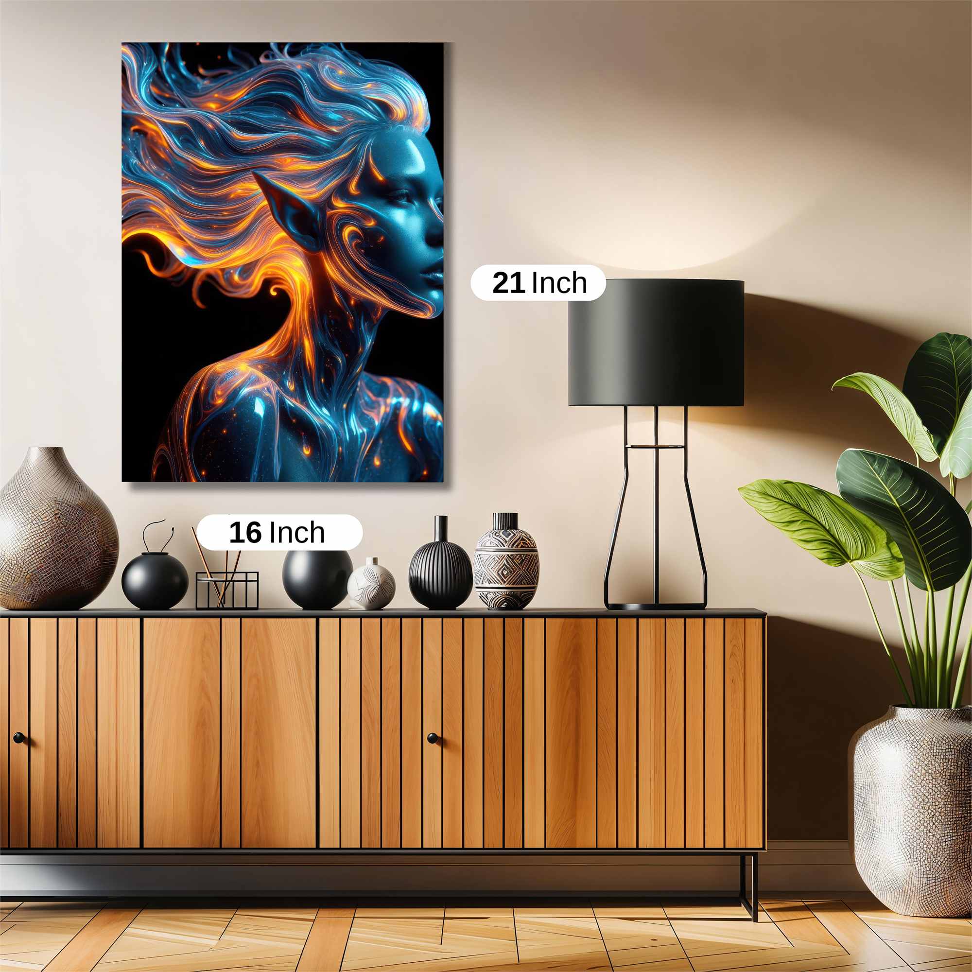 Floral Elegance Safe Wall Magnetic / M