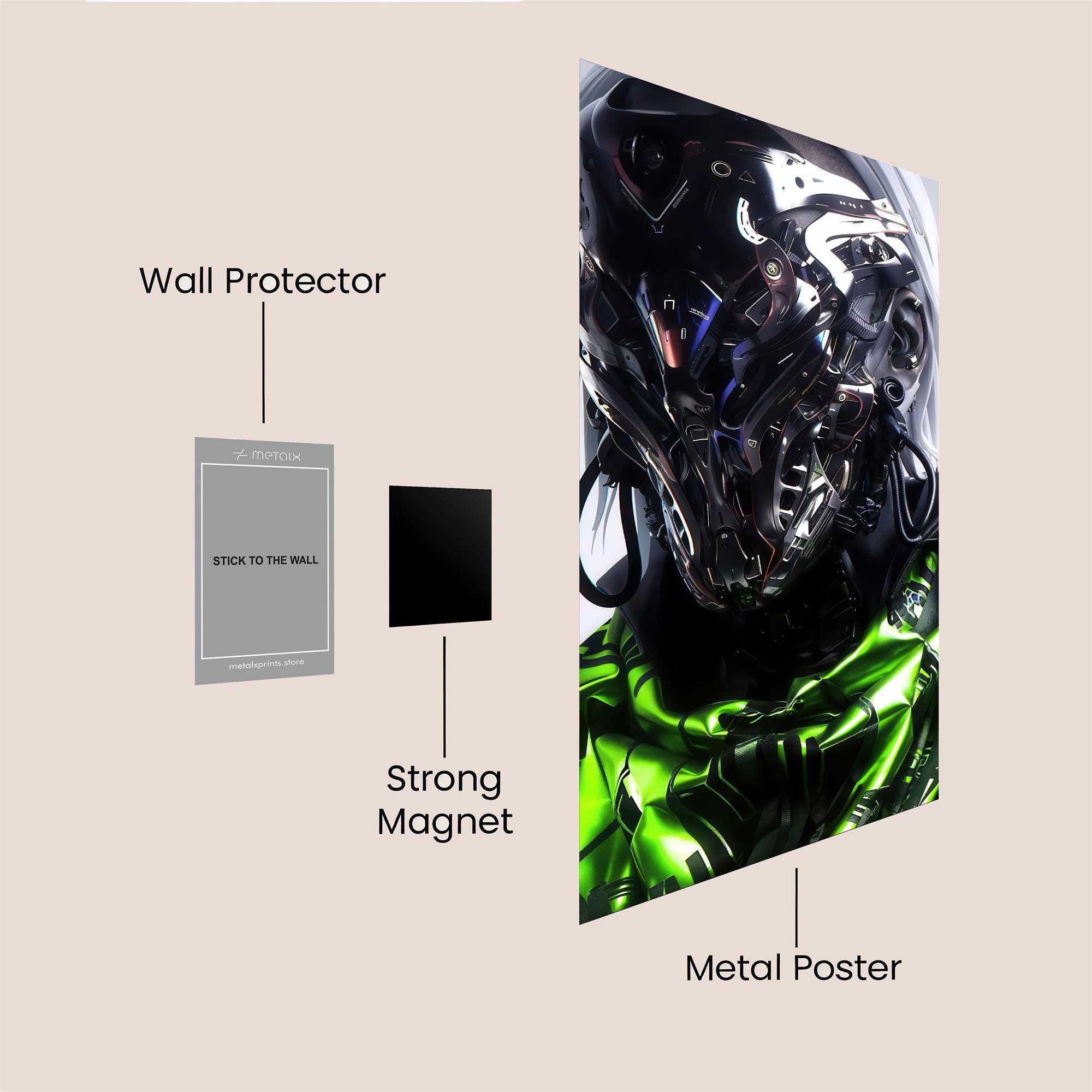 Leopard Enigma Safe Wall Magnetic / M