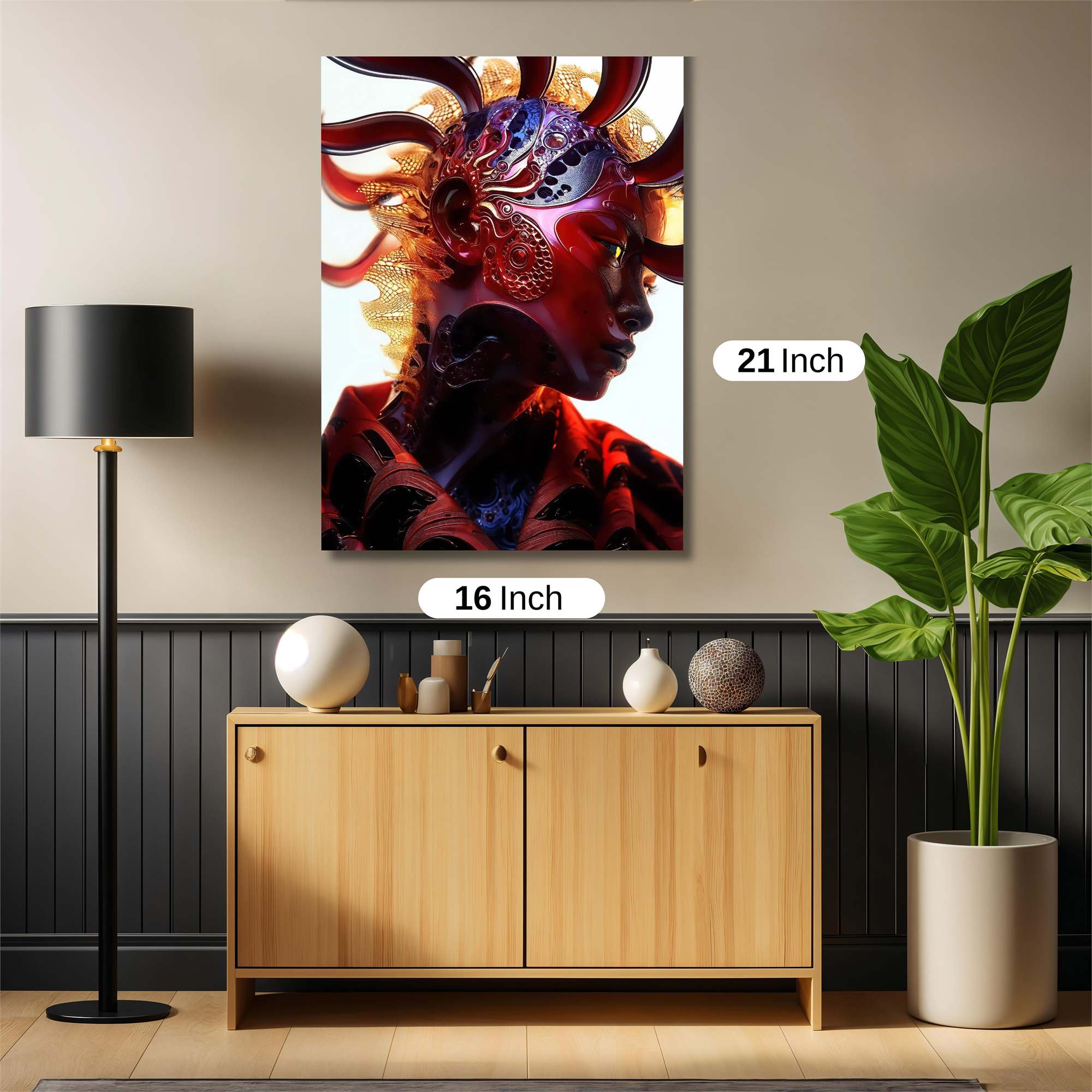 Leopard Enigma Safe Wall Magnetic / M